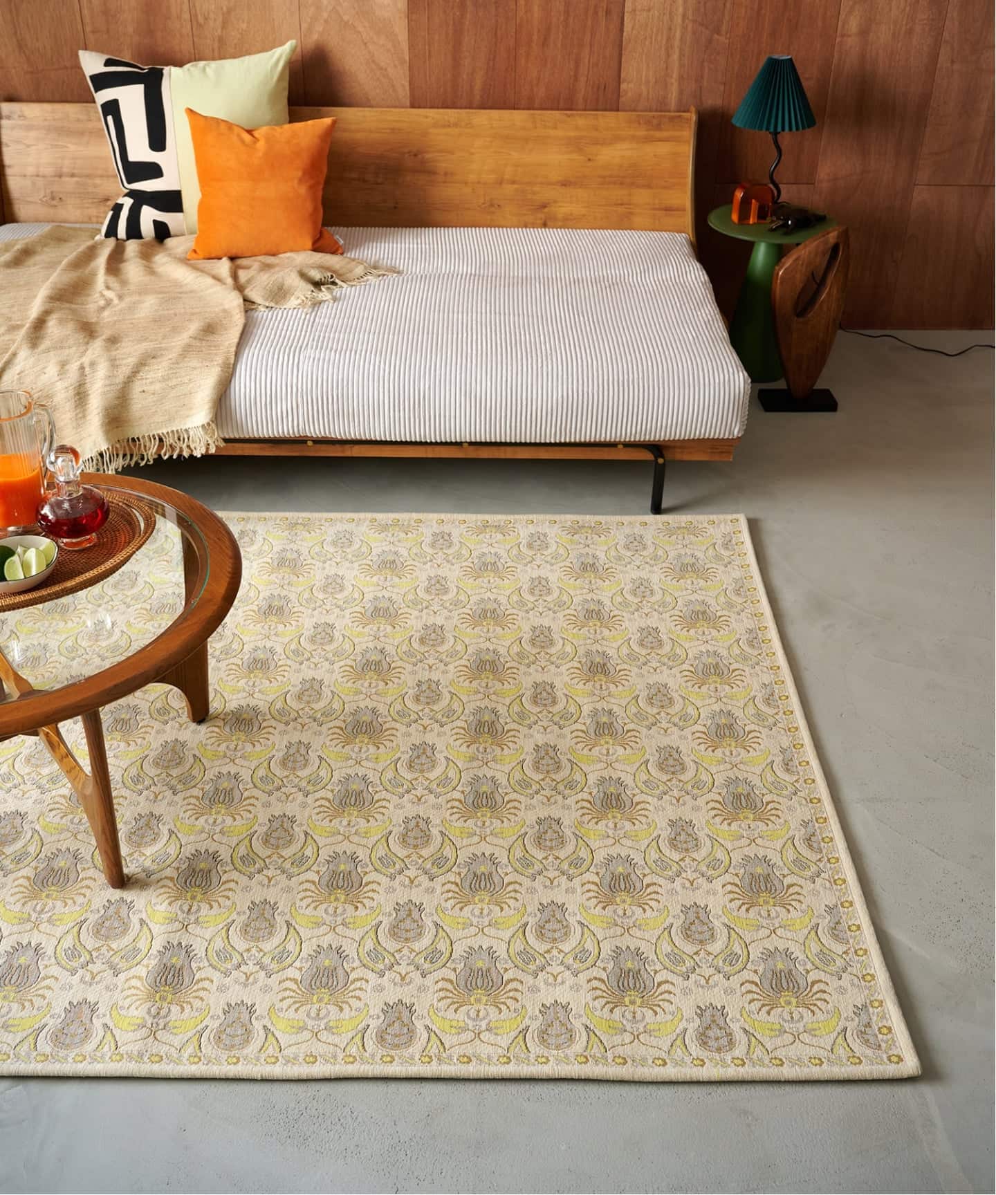 BLOOMPAISLEY RUG 200X200 ブルームペイズリー ラグ（ラグ・マット