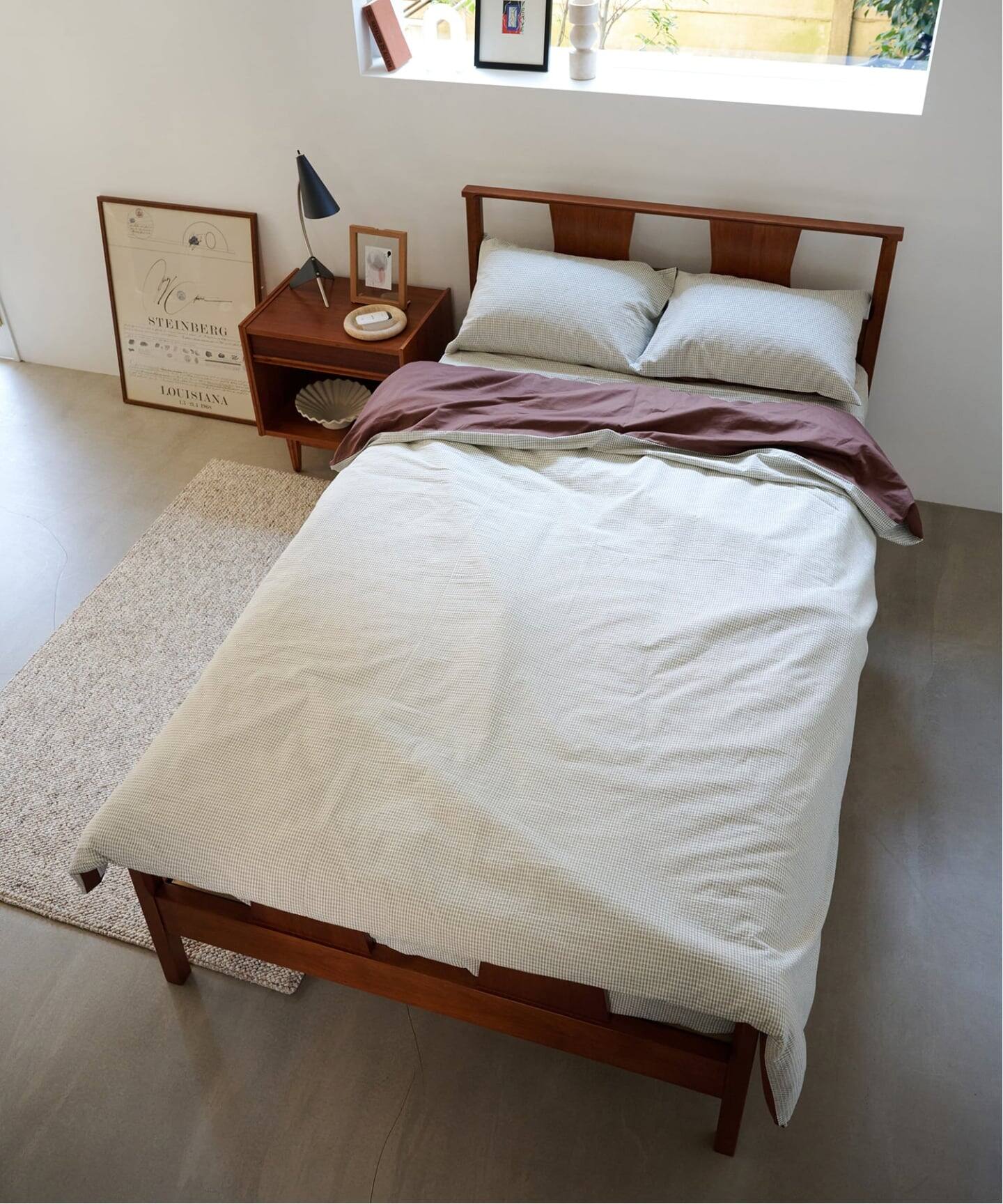 SUCKER CHECK DUVET COVER S 掛け布団カバー シングル（インテリア
