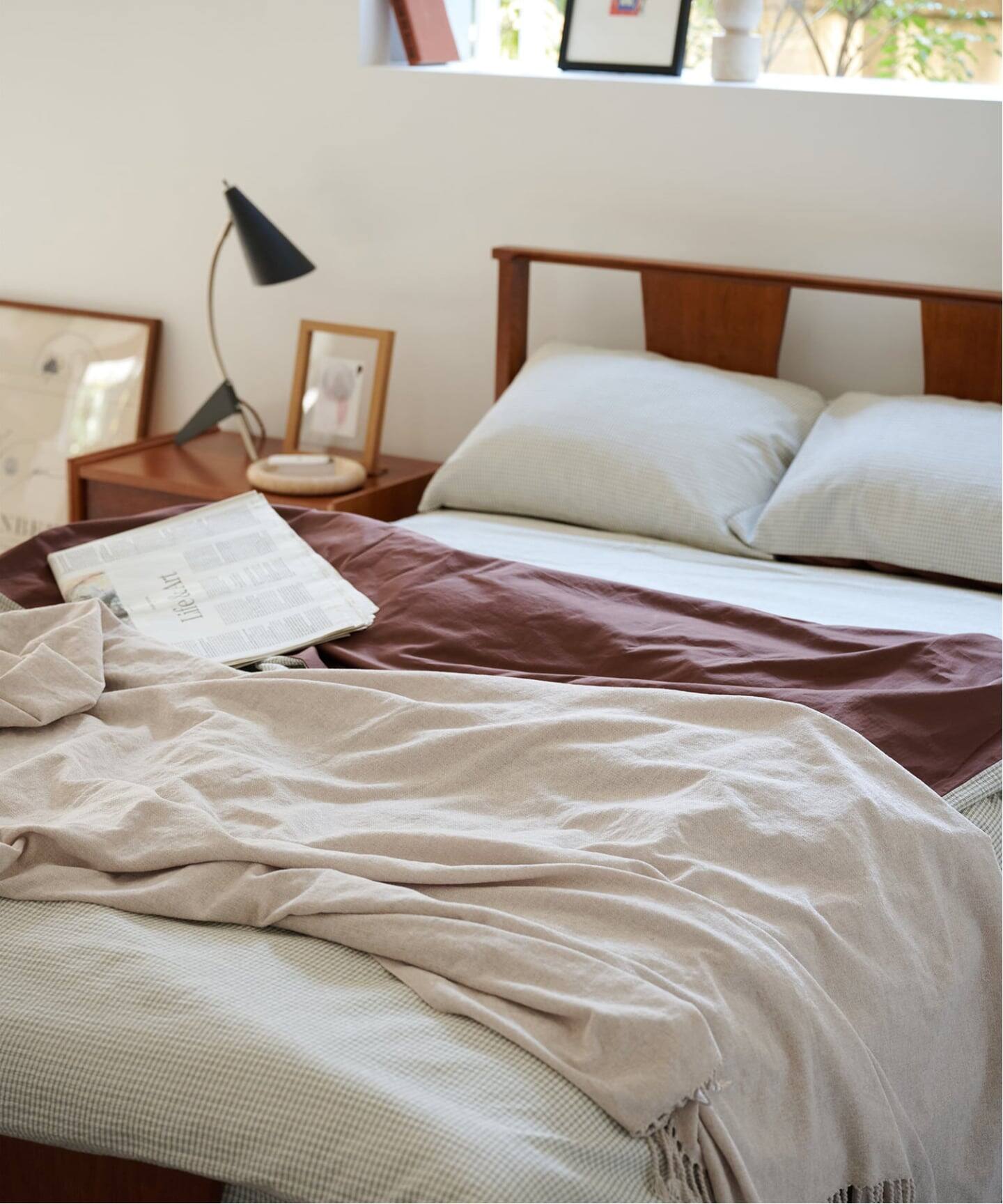 SUCKER CHECK DUVET COVER S 掛け布団カバー シングル（インテリア