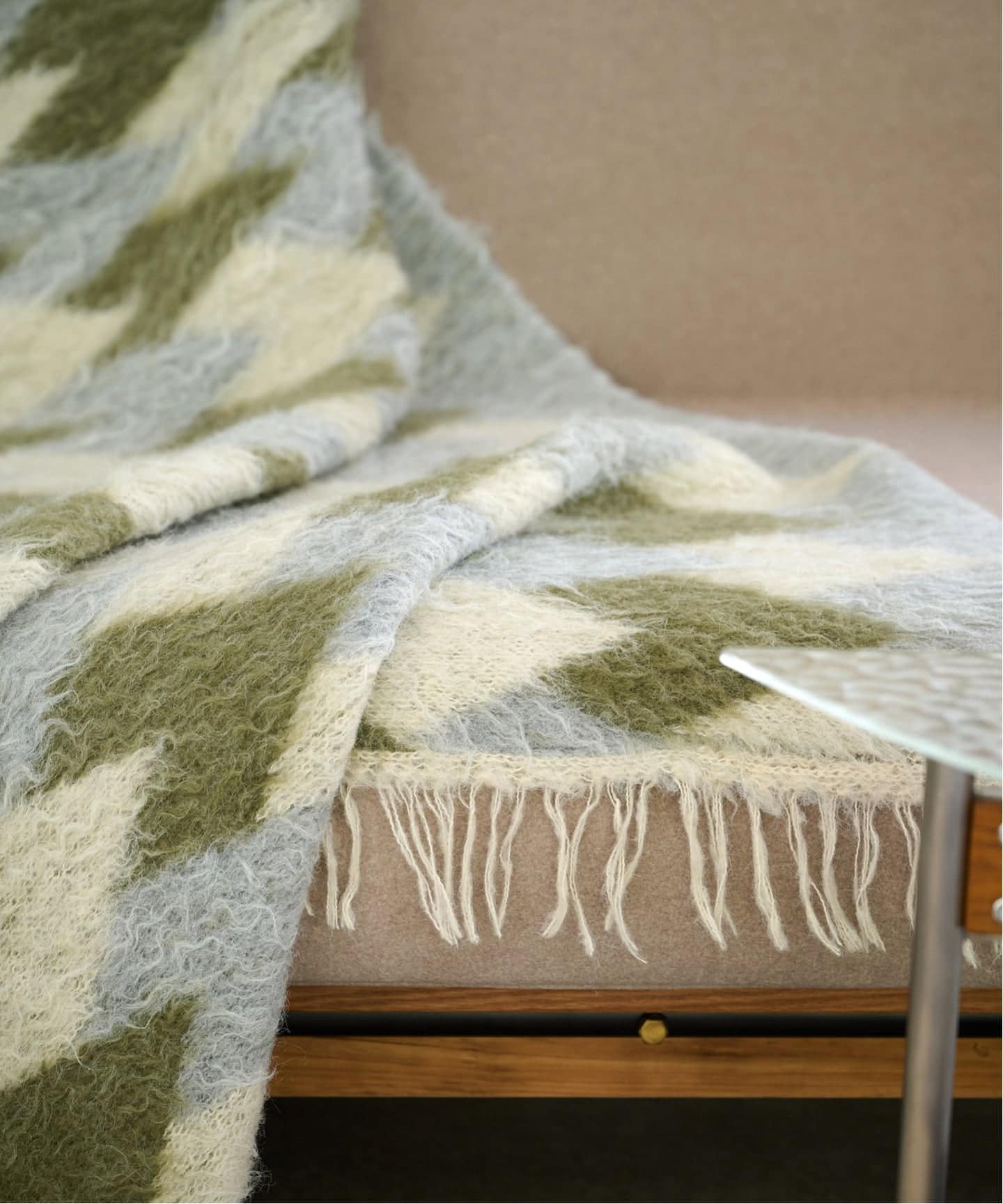 予約》MOHAIR SYTLE BLANKET LOZ モヘア ブランケット（ブランケット