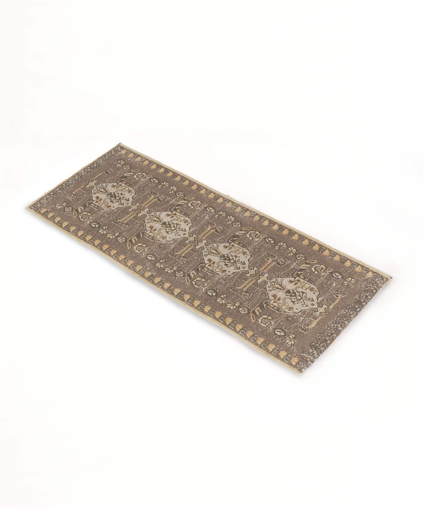 マット アンティーク/ANTIQUE（約70×120cm）1221 CR Vintage Moroccan Style Rug 120×180 – KANADEMONO