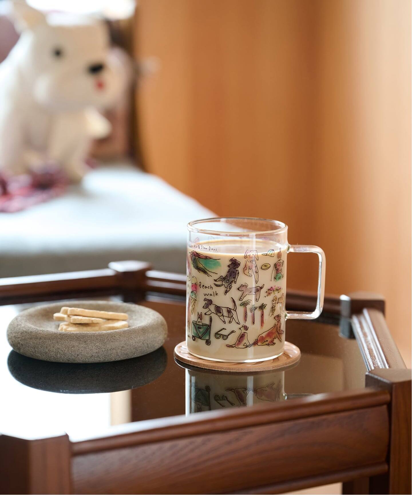 ヒラノトシユキ】JSF別注 GLASS MUG ガラスマグカップ（食器・テーブル