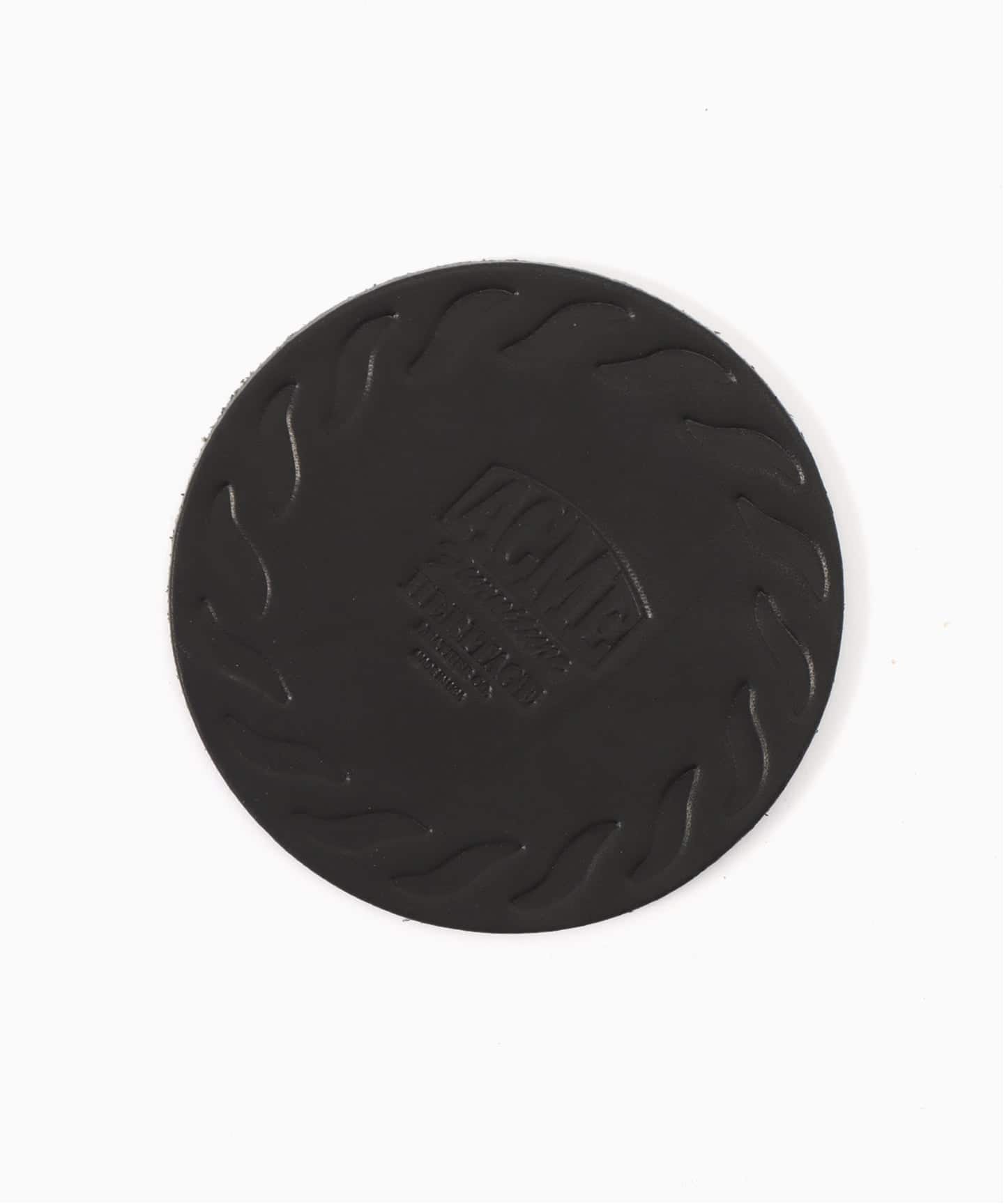 HELITAGE LEATHER】ACME別注 LEATHER COASTER BK コースター（食器
