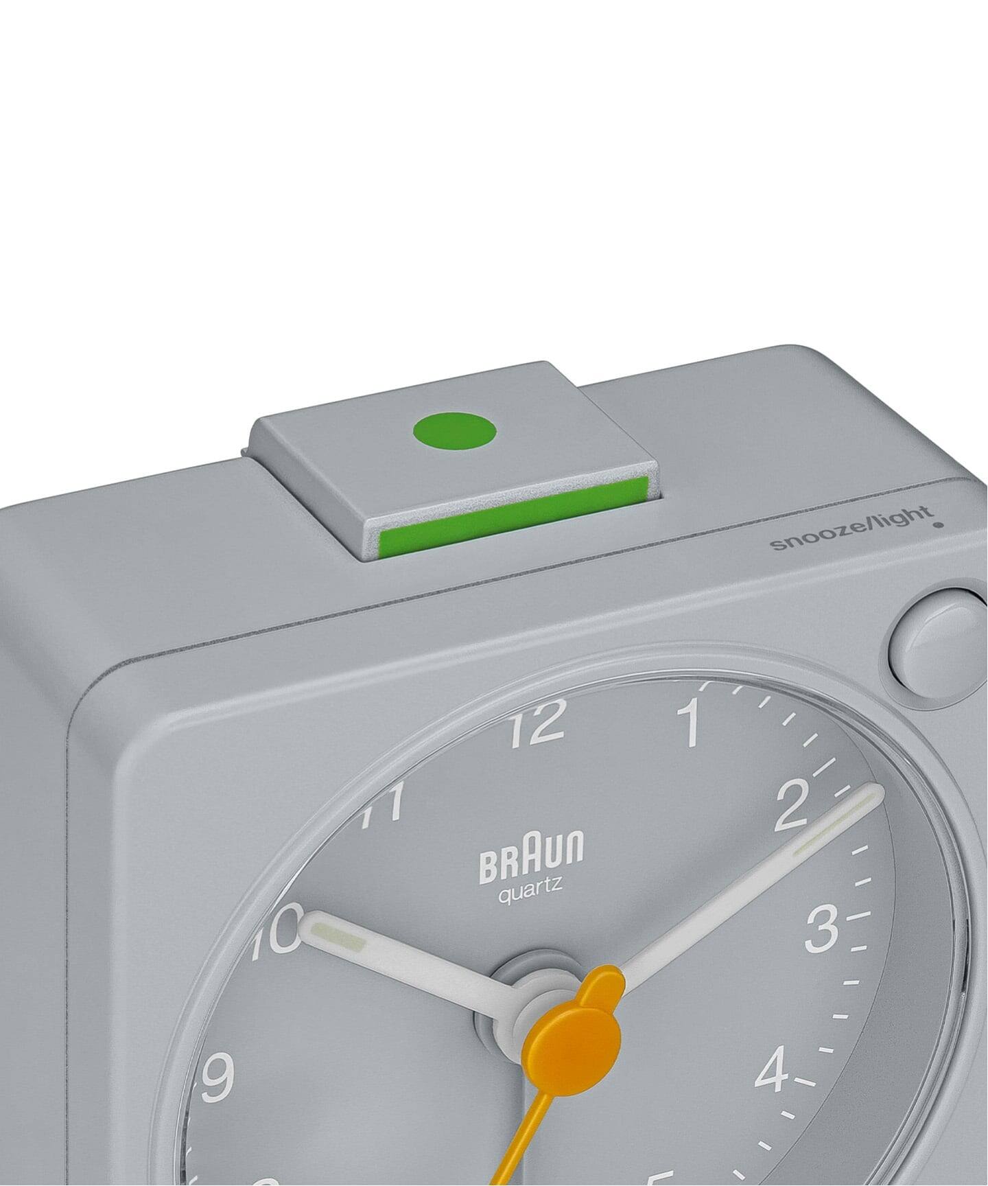 BRAUN ALARM CLOCK GRAY BC02XG（置き時計・掛け時計）｜HIROB（ヒロブ