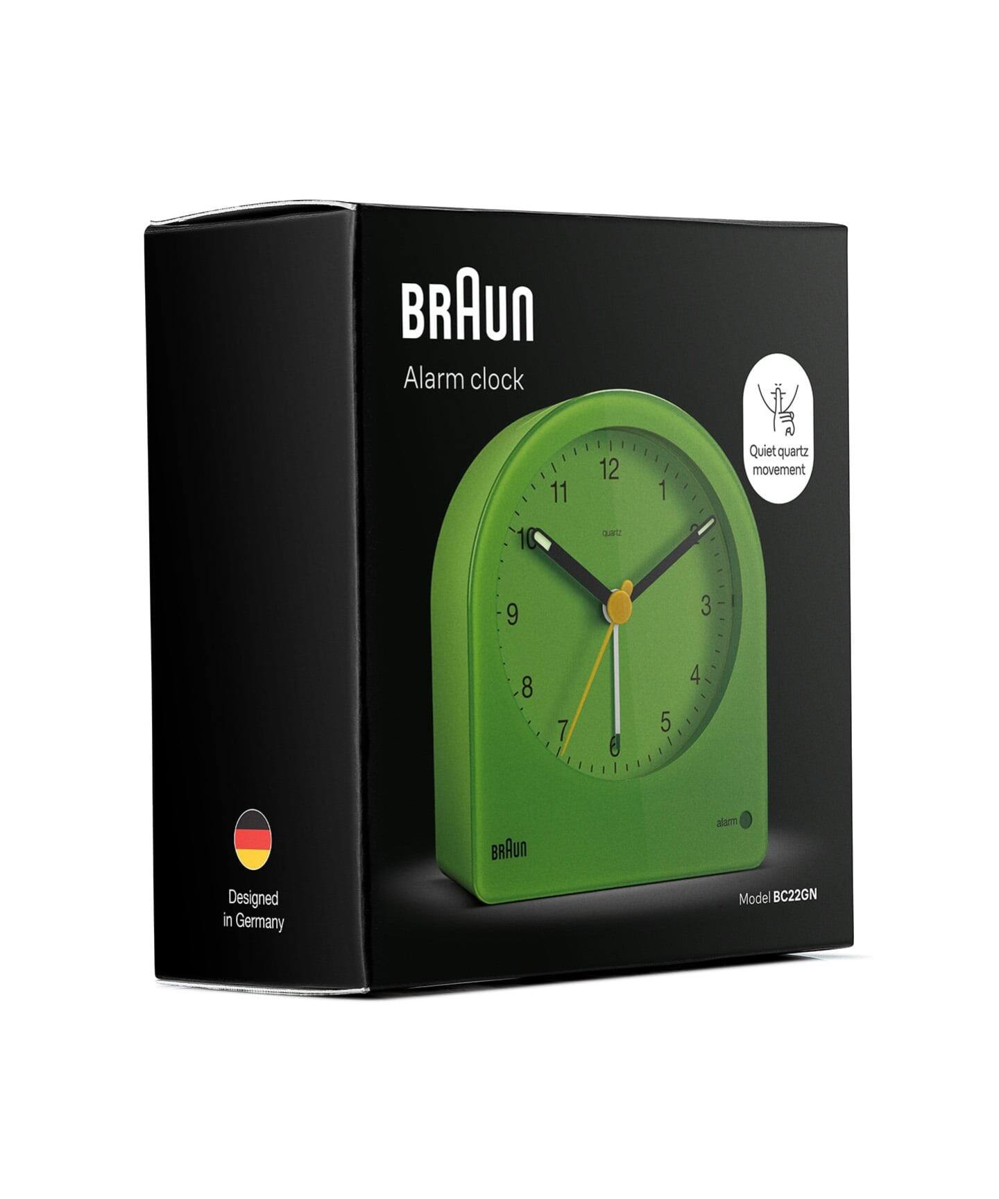 BRAUN ALARM CLOCK GREEN BC22GN（置き時計・掛け時計）｜HIROB