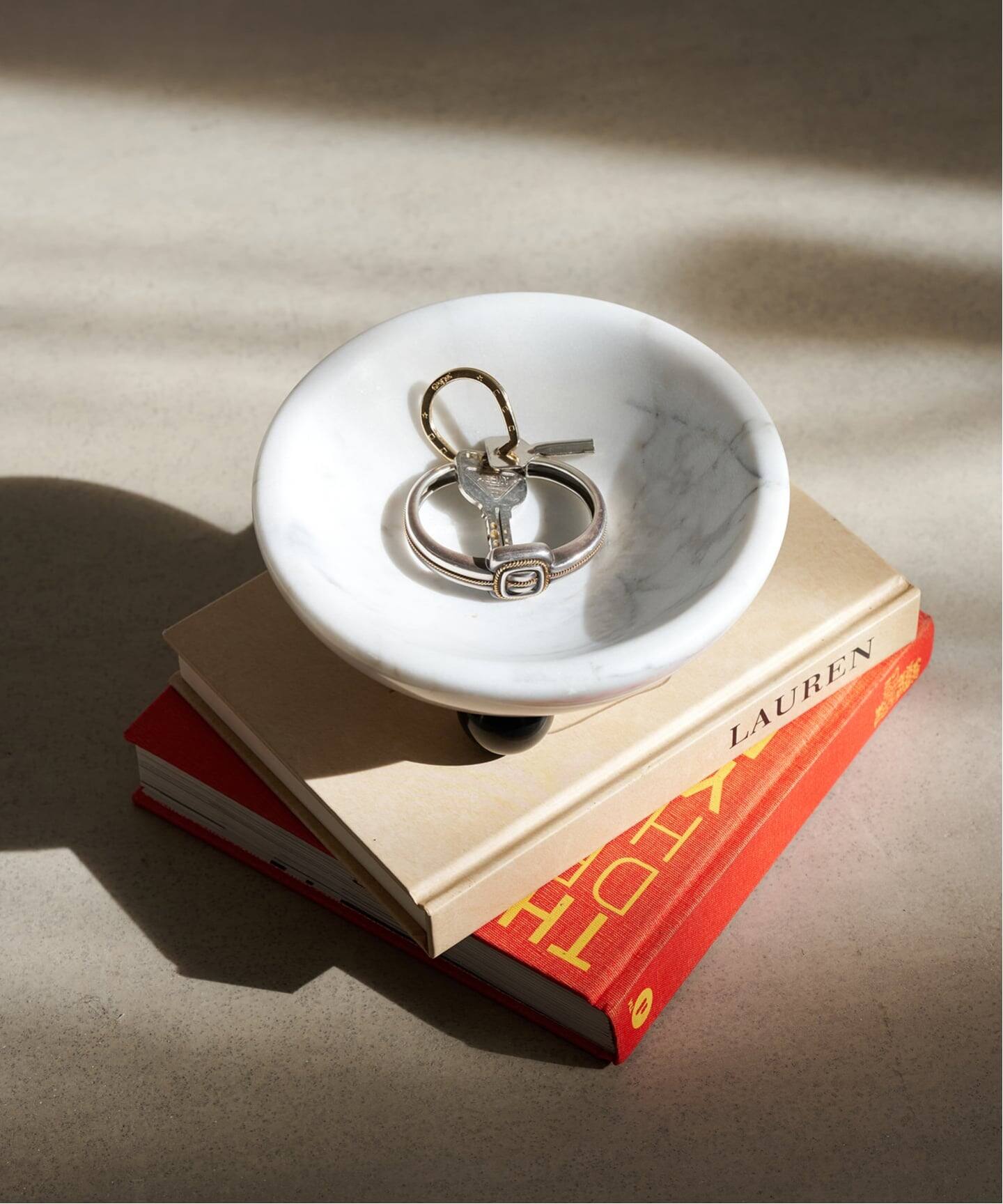 コラボニスタンド(ジャーナルスタンダード) MARBLE BOWL WITH STAND トレイ（収納グッズ）｜JOURNAL STANDARD