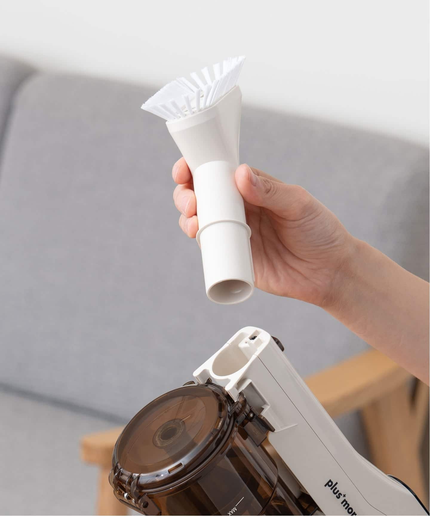 ☆《WEB限定》【plus more】STICK CLEANER 2ATACHMENT コードレス