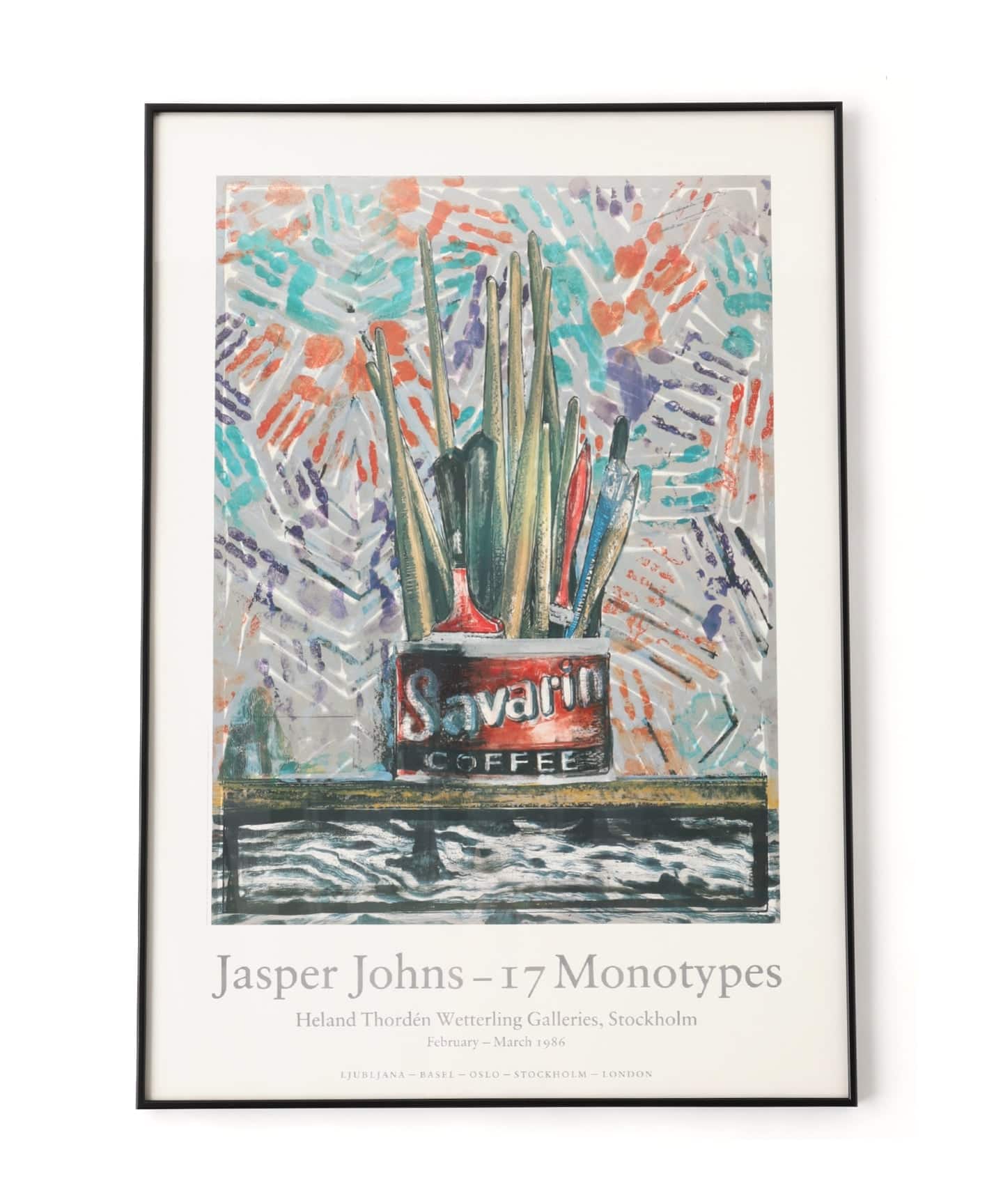 4 POSTER JASPER JOHNS アートフレーム（フォトフレーム／ポスター