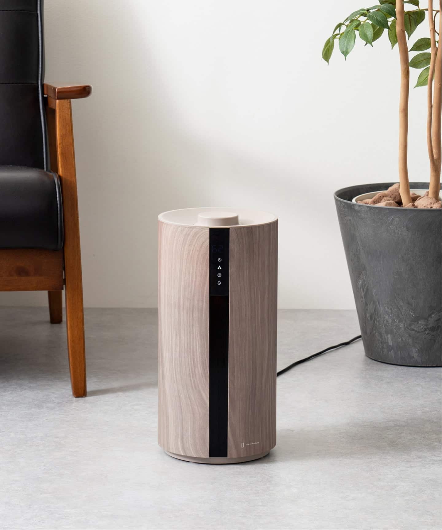 BZ ノーチェ　加湿器　wood WEB限定予約》【Life on Products】上部給水超音波式加湿器
