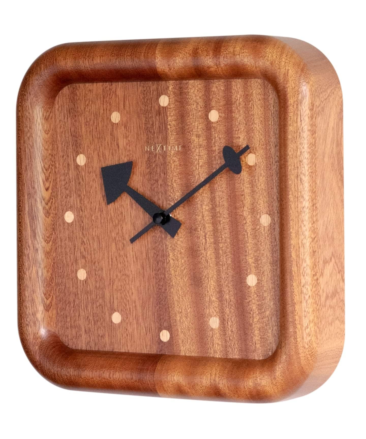 予約》【NeXtime】Dowel Square Wall Clock 掛け時計（置き時計