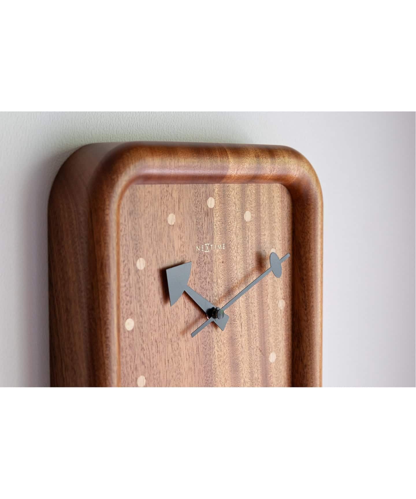 予約》【NeXtime】Dowel Square Wall Clock 掛け時計（置き時計