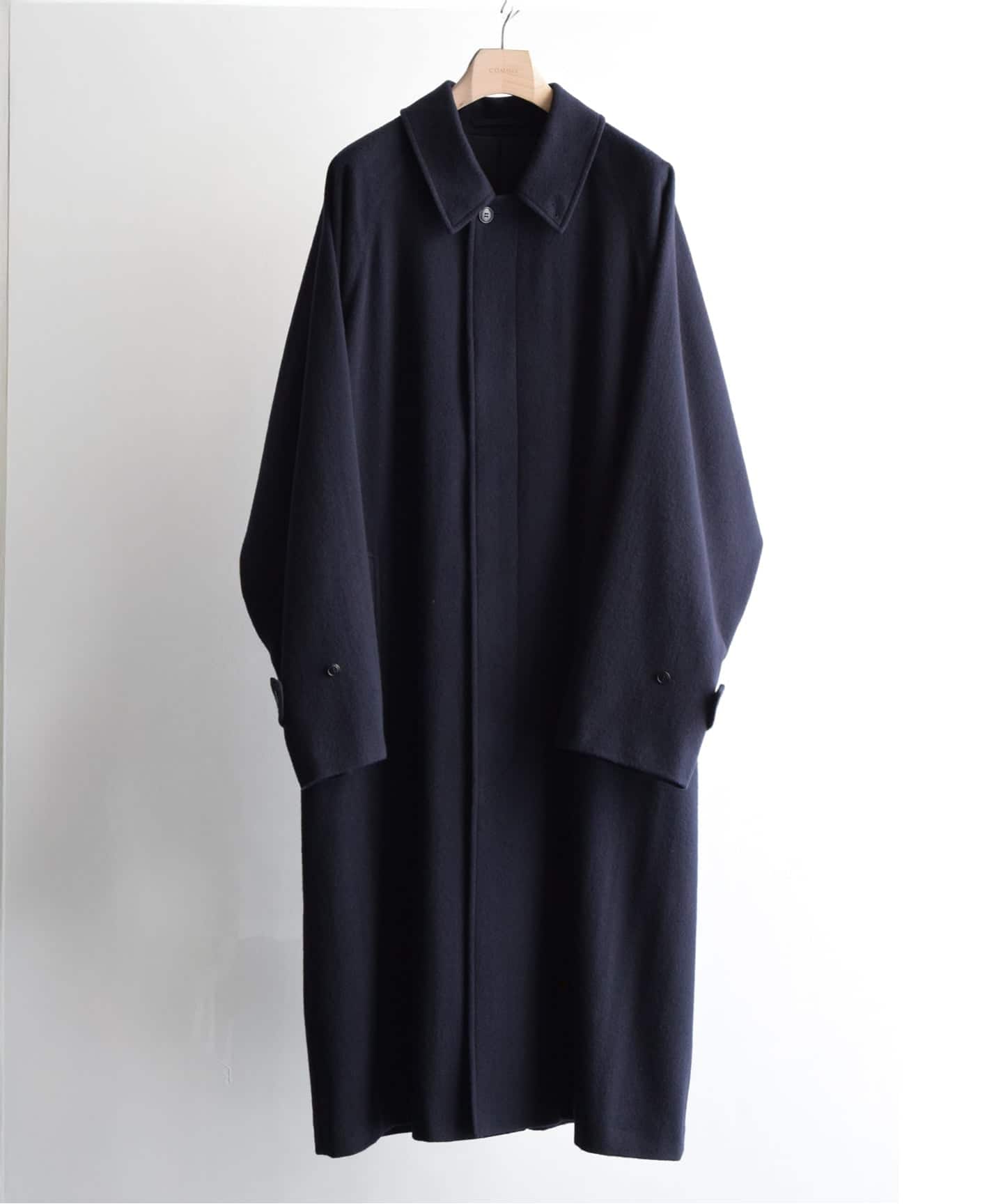 コモリ　レショップ COMOLI L’ECHOPPE バルカラー　コート COMOLI / コモリ】コモリカシミヤ バルカラーコート（ステンカラー