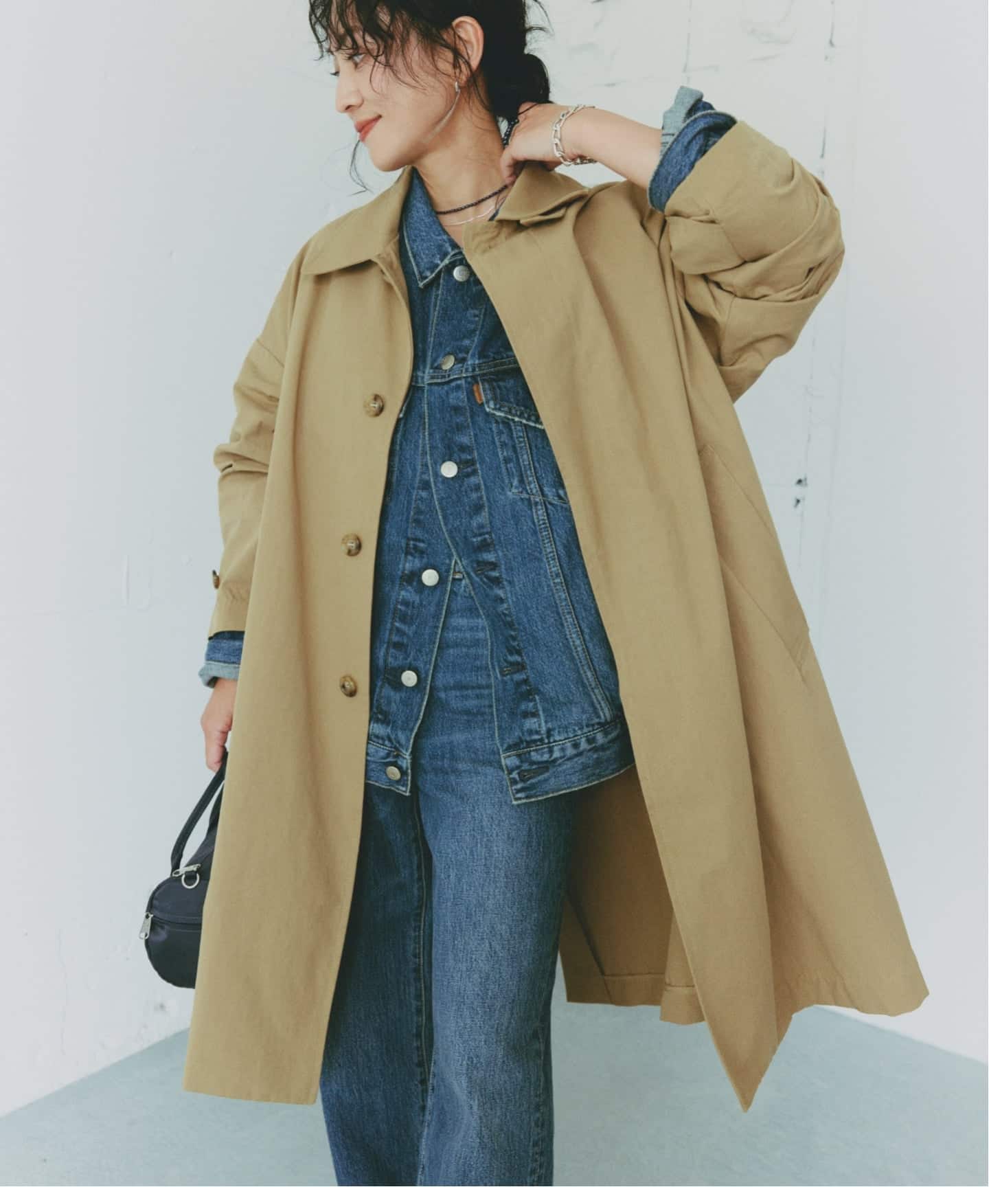 Cozue Ninomiya ex SOUTIN COLLAR COAT（ステンカラーコート