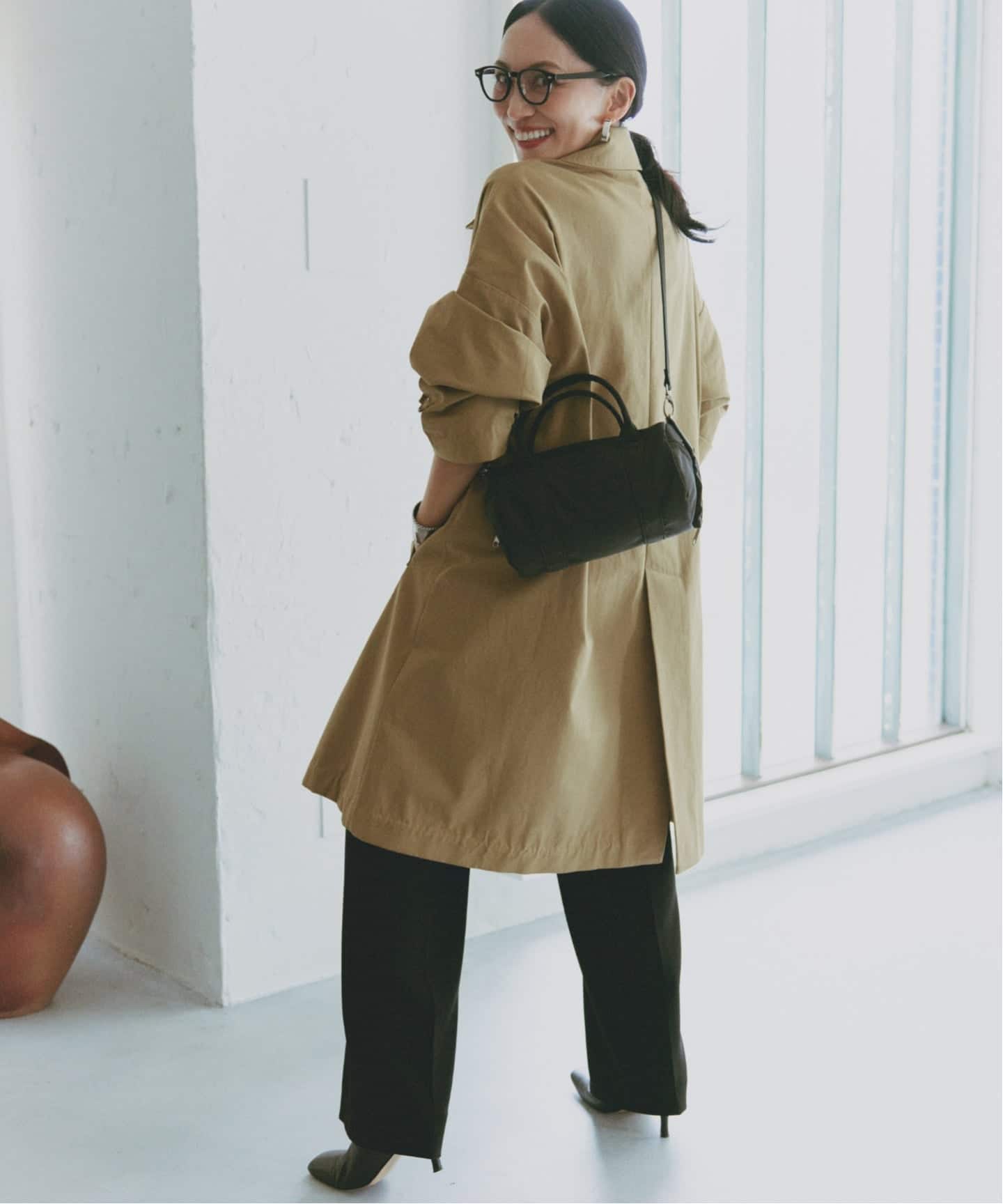 Cozue Ninomiya ex SOUTIN COLLAR COAT（ステンカラーコート
