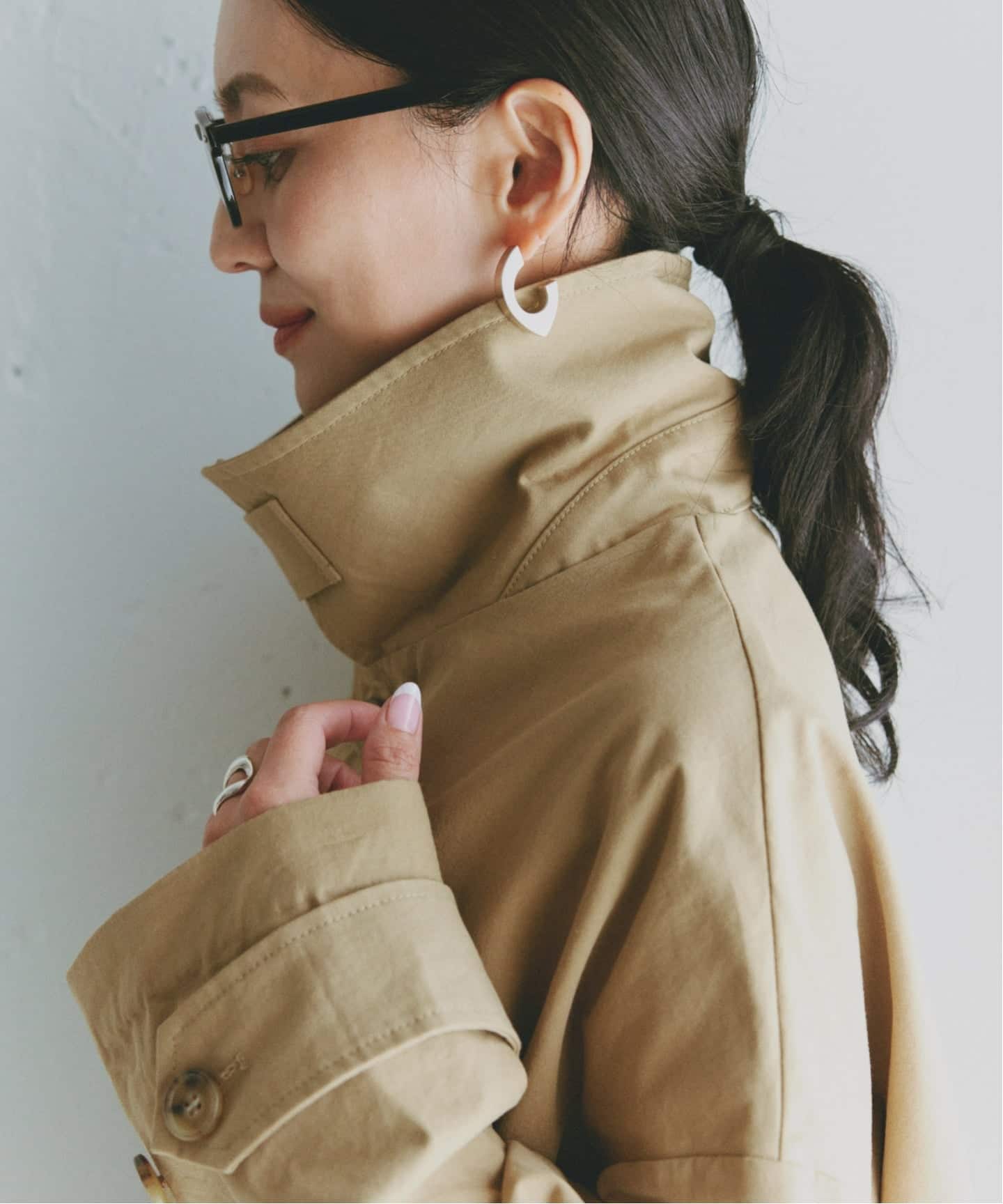 ≪予約≫Cozue Ninomiya ex SOUTIN COLLAR COAT（ステンカラーコート