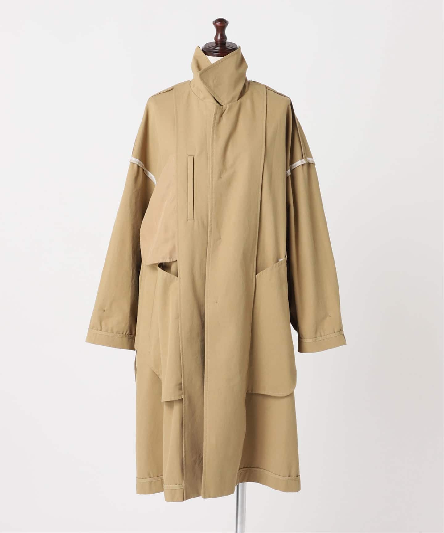≪予約≫Cozue Ninomiya ex SOUTIN COLLAR COAT（ステンカラーコート