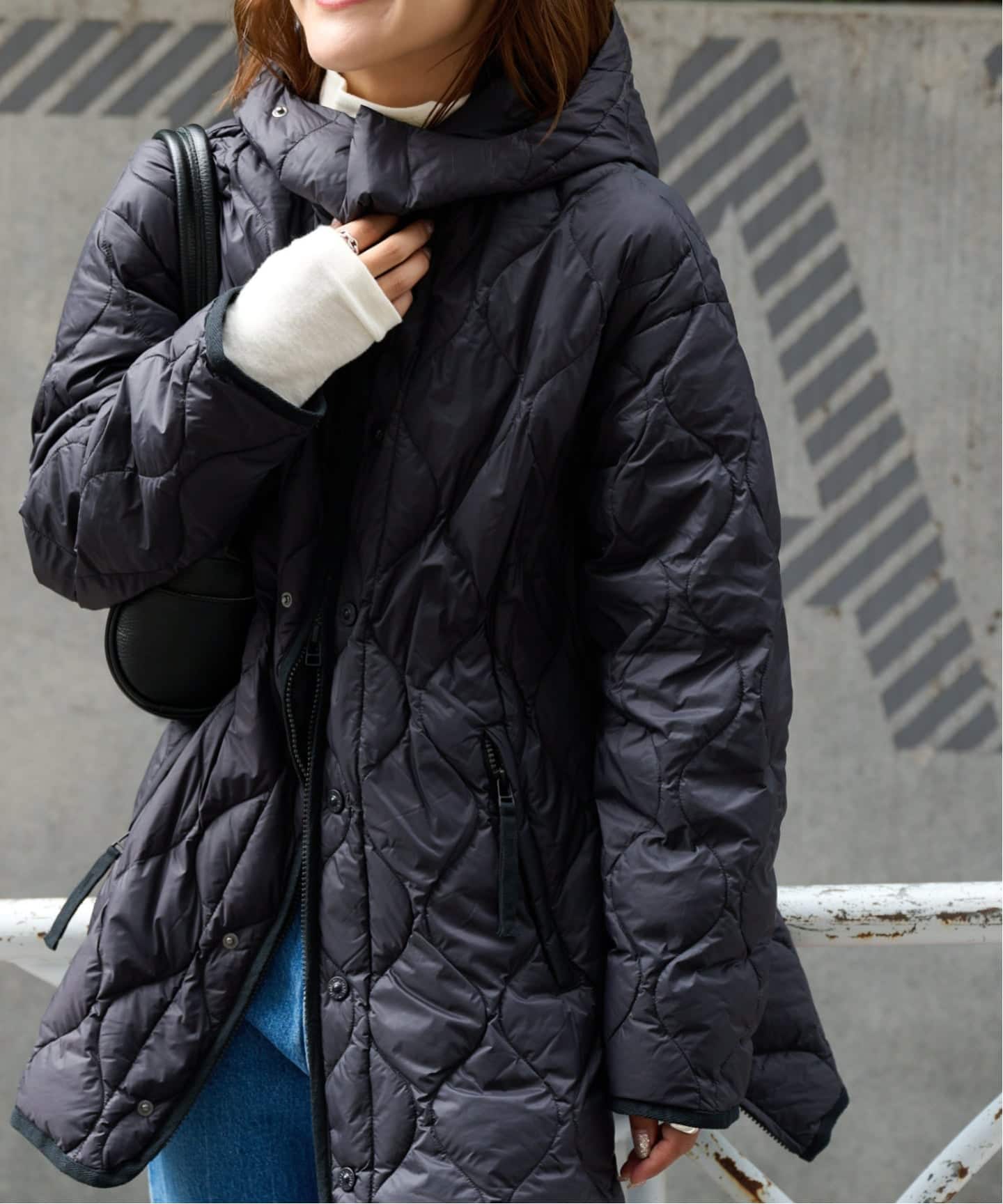 新品同様✨　パタゴニア　ダウンコート　ブラック　2way レディース　黒 ≪予約≫TAION ex 2way half coat（ダウンジャケット）｜OUTDOOR