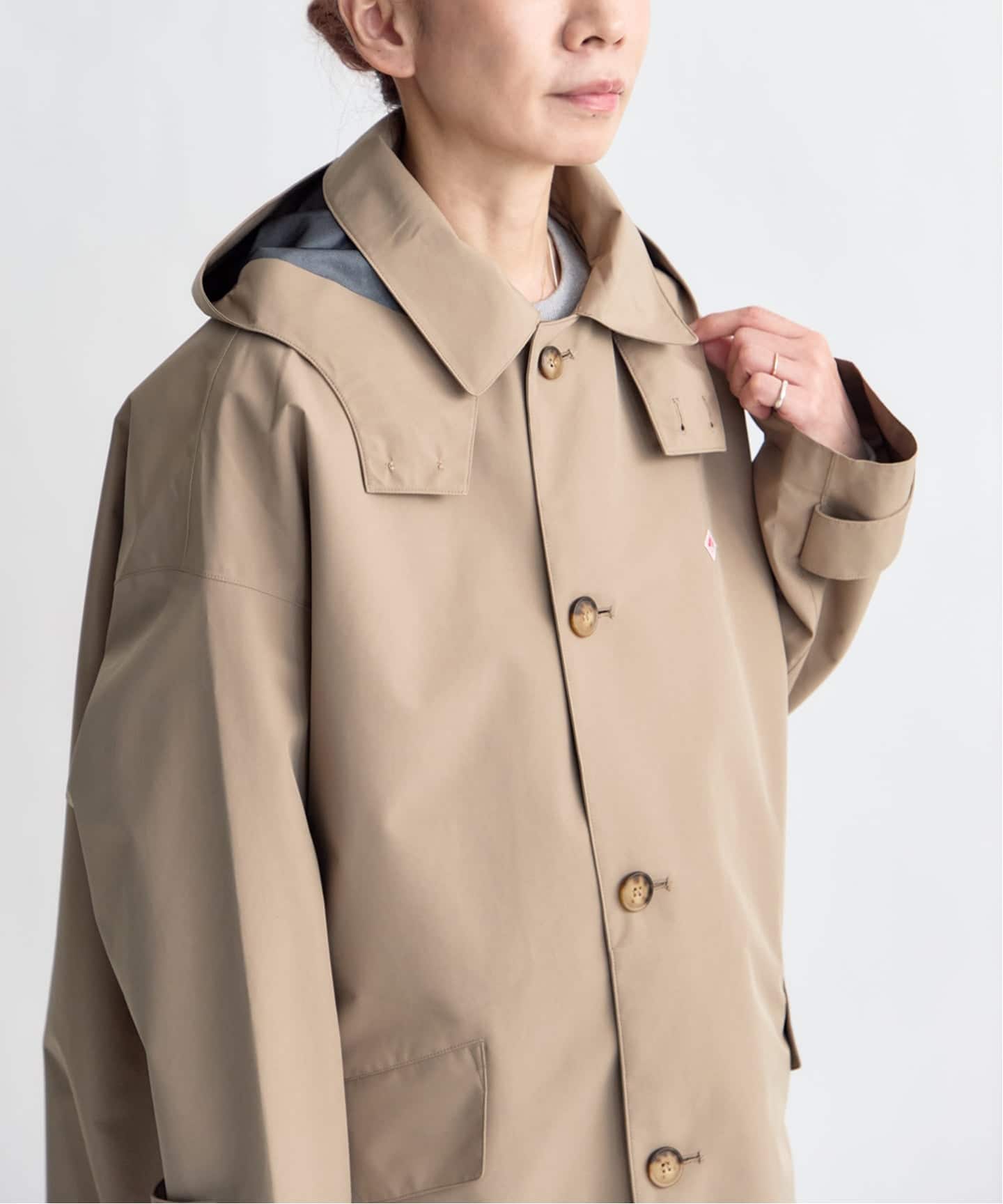 DANTON 3LAYER CLOTH HOODED BALMACAANCOAT（フードコート）｜BOICE