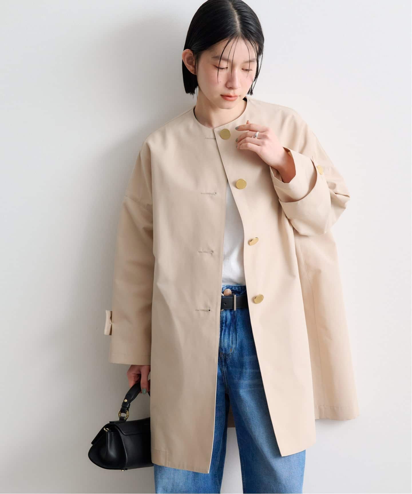 TRADITIONAL WEATHERWEAR MALTON ノーカラーコート TRADITIONAL WEATHERWEAR MALTON NO COLLAR（ノーカラーコート