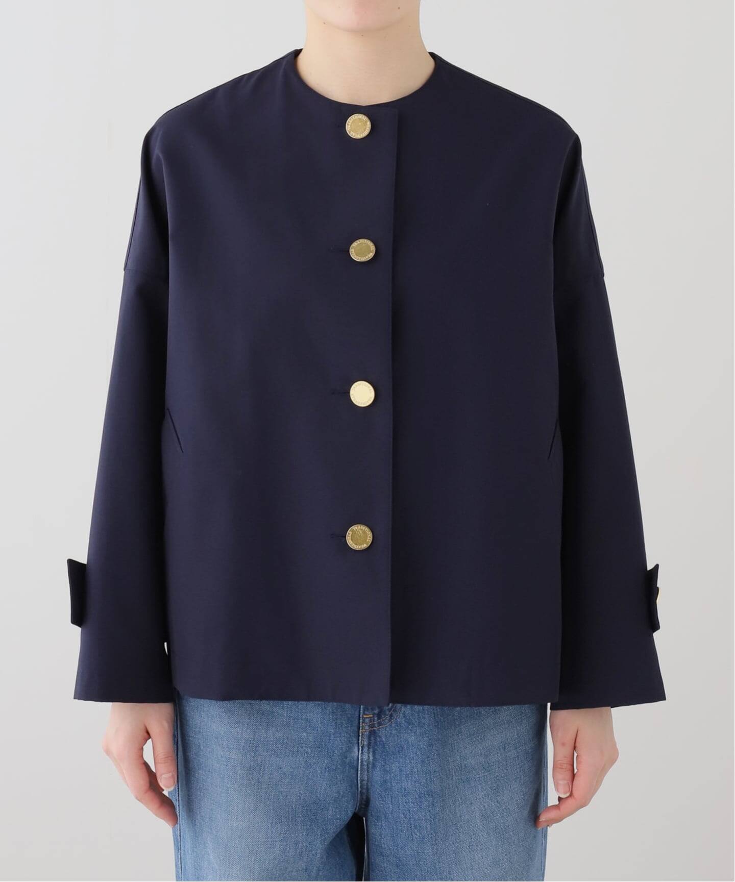 TRADITIONAL WEATHERWEAR MALTON NO COLLAR SHORT（ノーカラーコート
