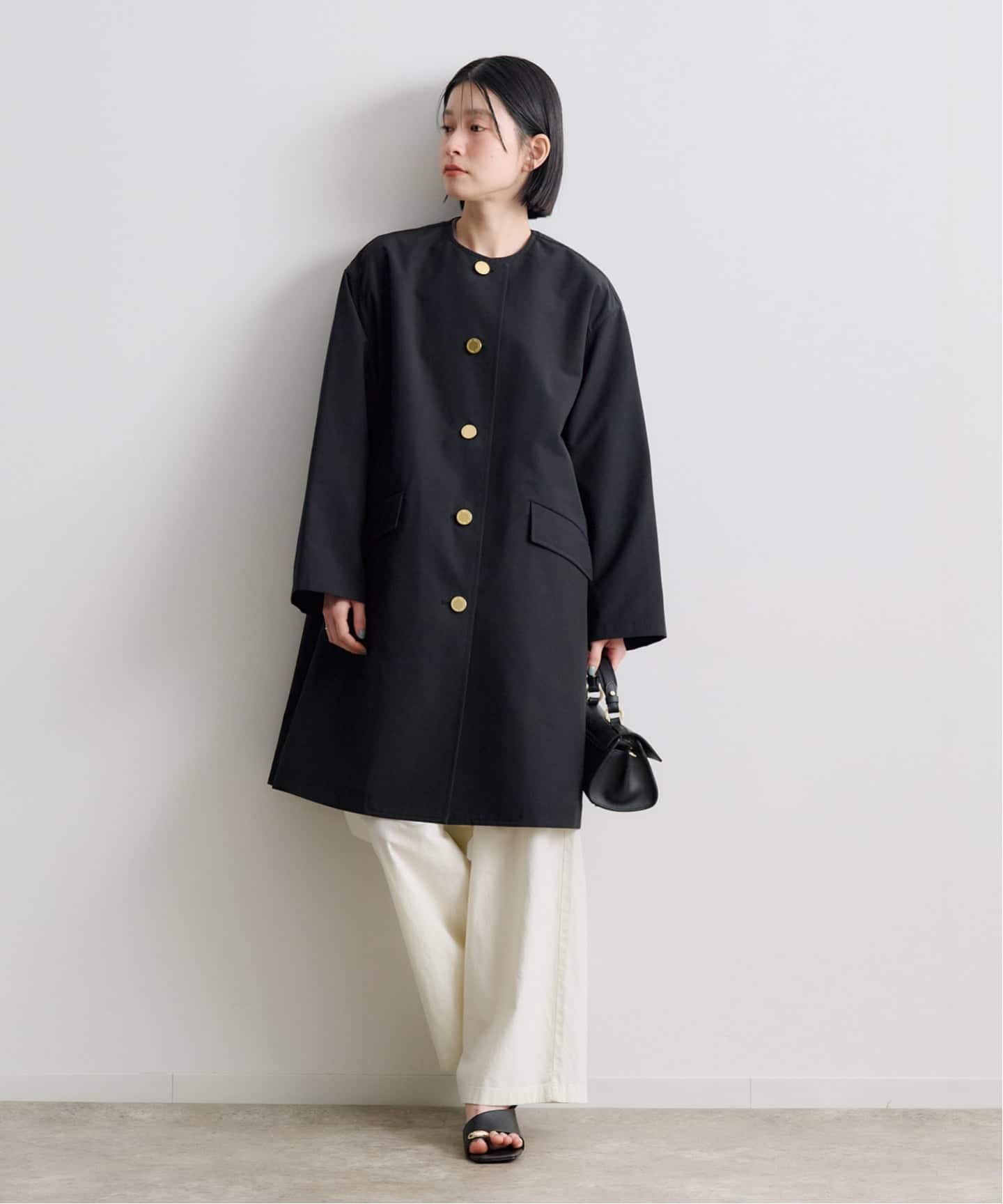 TRADITIONAL WEATHERWEAR LINTON NO COLLAR（ノーカラーコート
