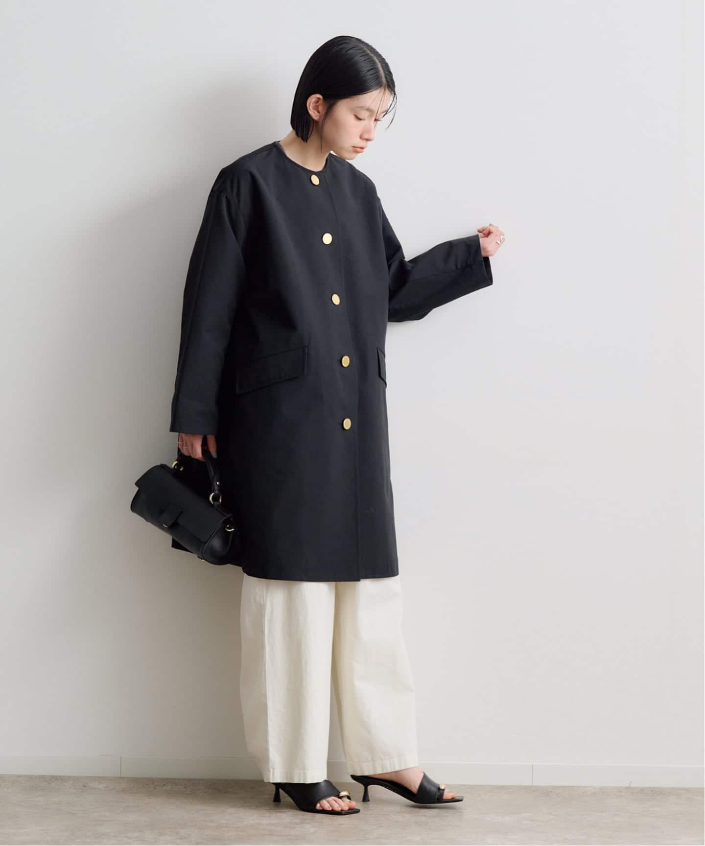 TRADITIONAL WEATHERWEAR LINTON NO COLLAR（ノーカラーコート