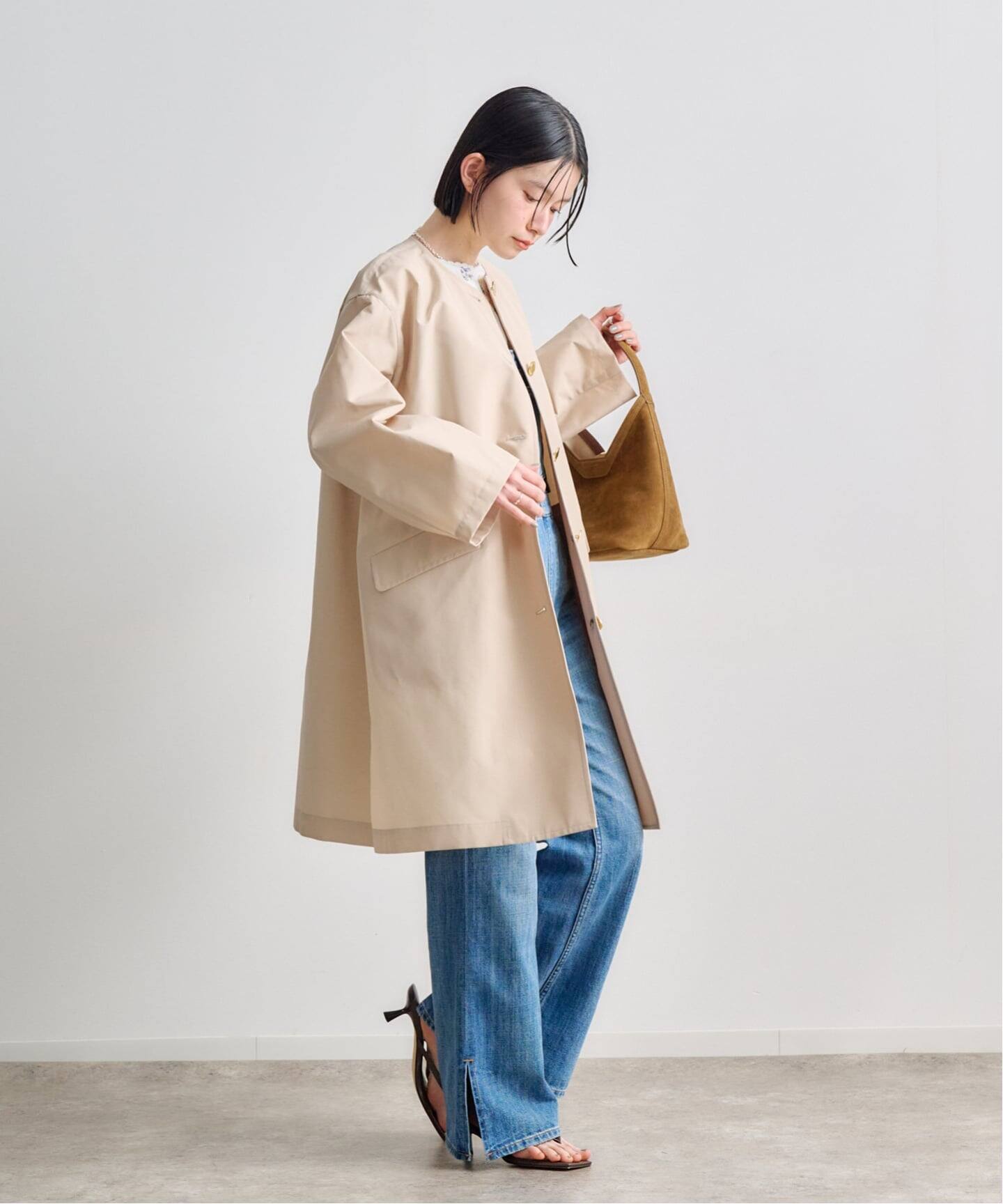 TRADITIONAL WEATHERWEAR LINTON NO COLLAR（ノーカラーコート