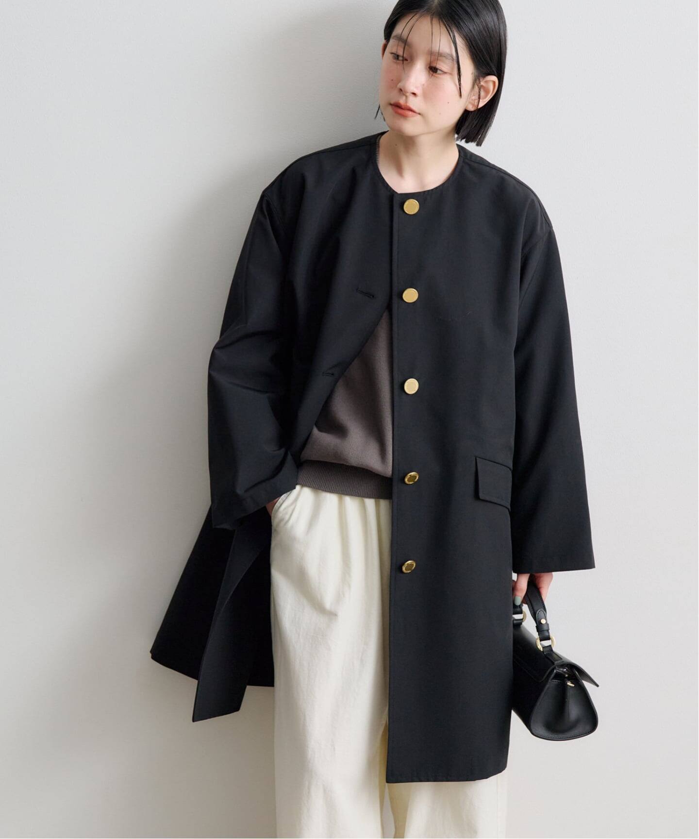 TRADITIONAL WEATHERWEAR LINTON NO COLLAR（ノーカラーコート
