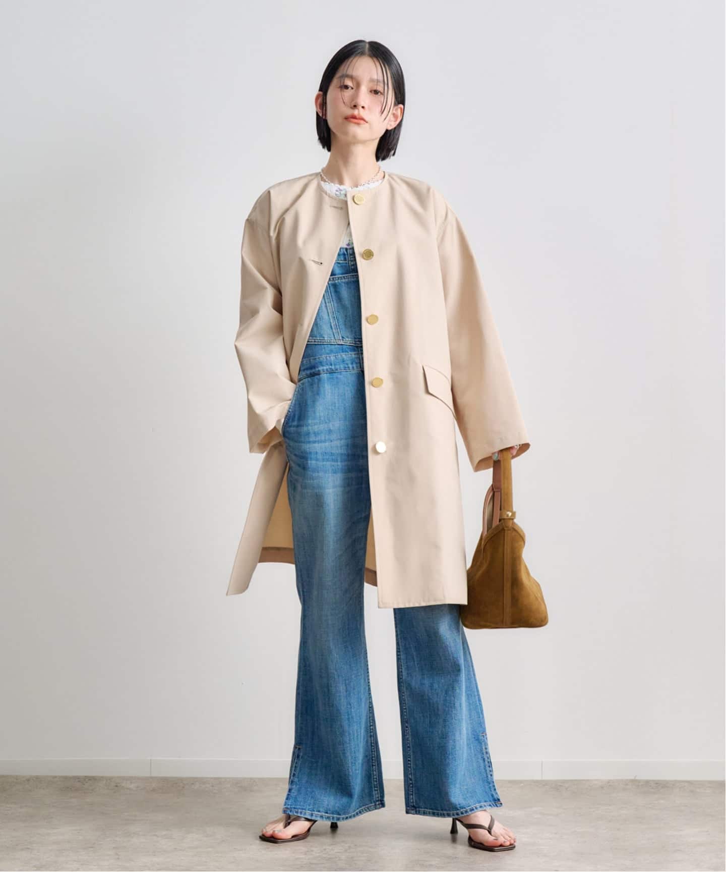 TRADITIONAL WEATHERWEAR LINTON NO COLLAR(ノーカラーコート TRADITIONAL WEATHERWEAR LINTON NO COLLAR(ノーカラーコート