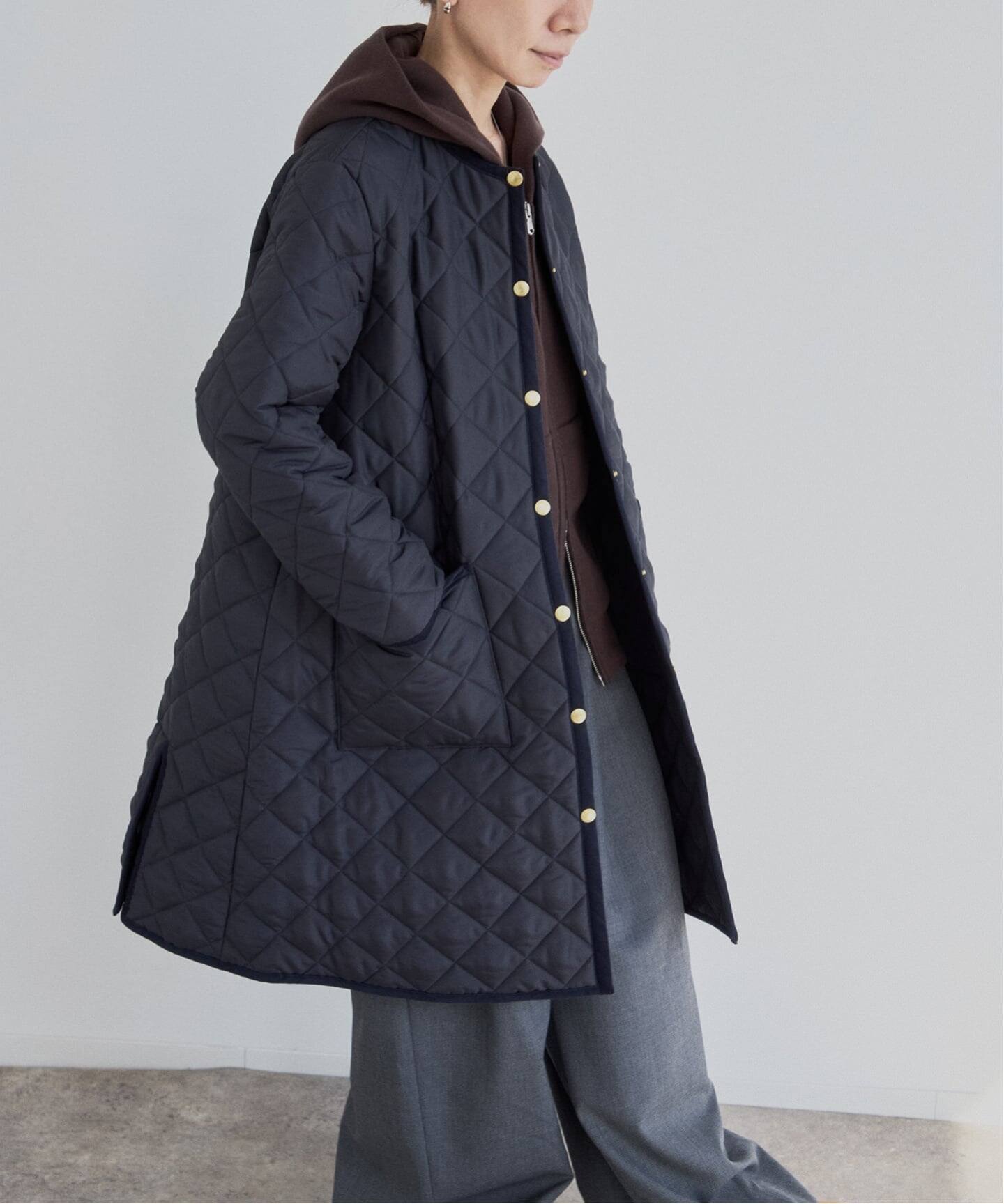 Traditional Weatherwear ARKLEY A-LINE LONG（中綿・キルティング 