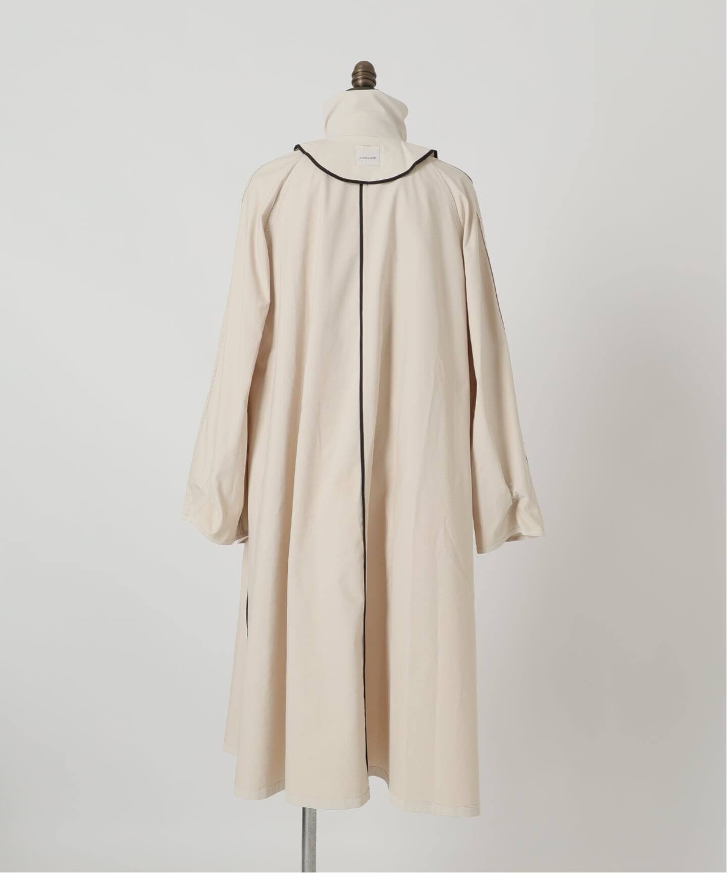 24AW ラトータリテ ステンカラーコート 定価4.9万 ロング キャメル 38 ラ トータリテ La Totalite ステンカラーライトコート （ベージュ