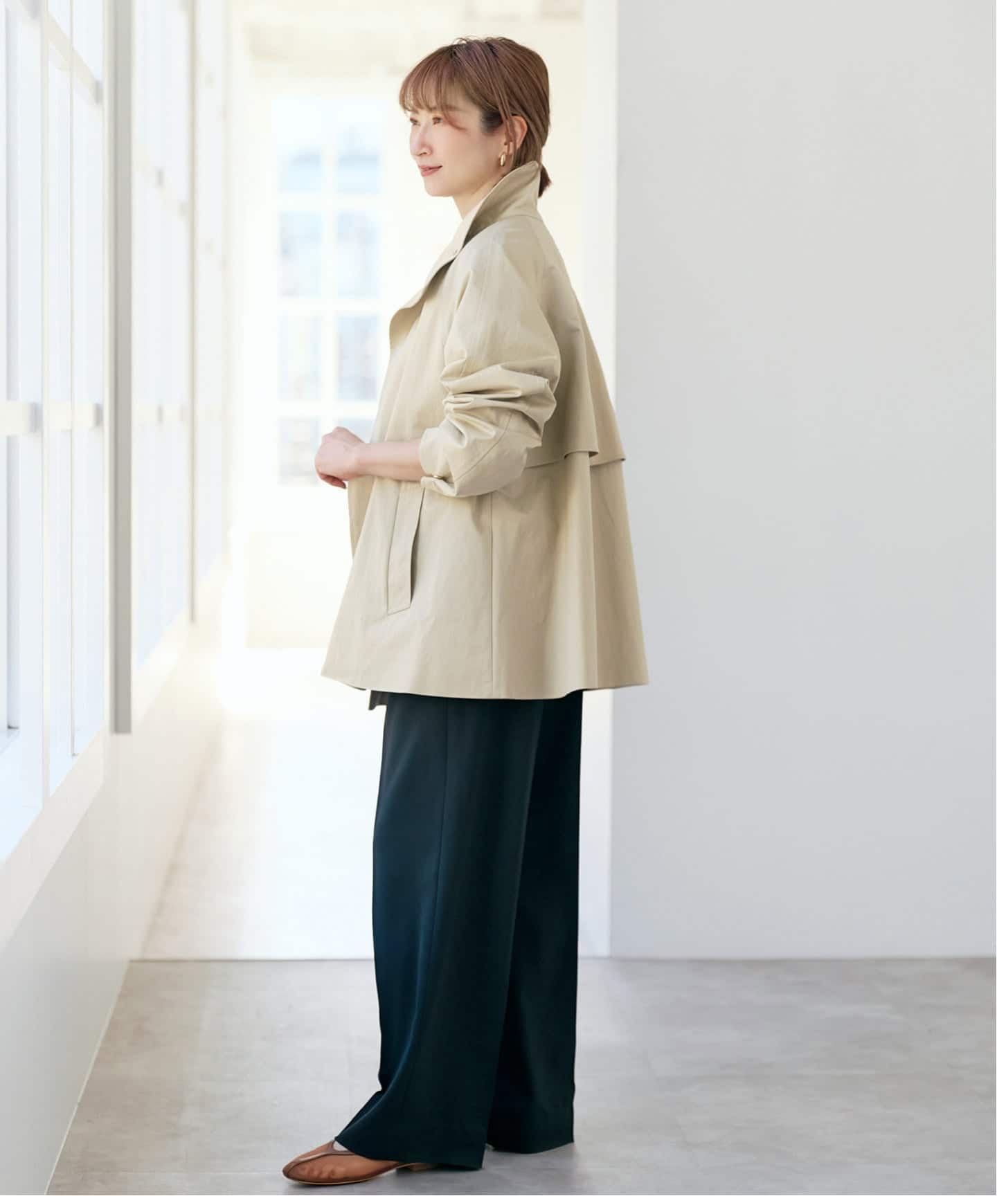 CO/PAスタンドカラーショートコート（その他ブルゾン／アウター