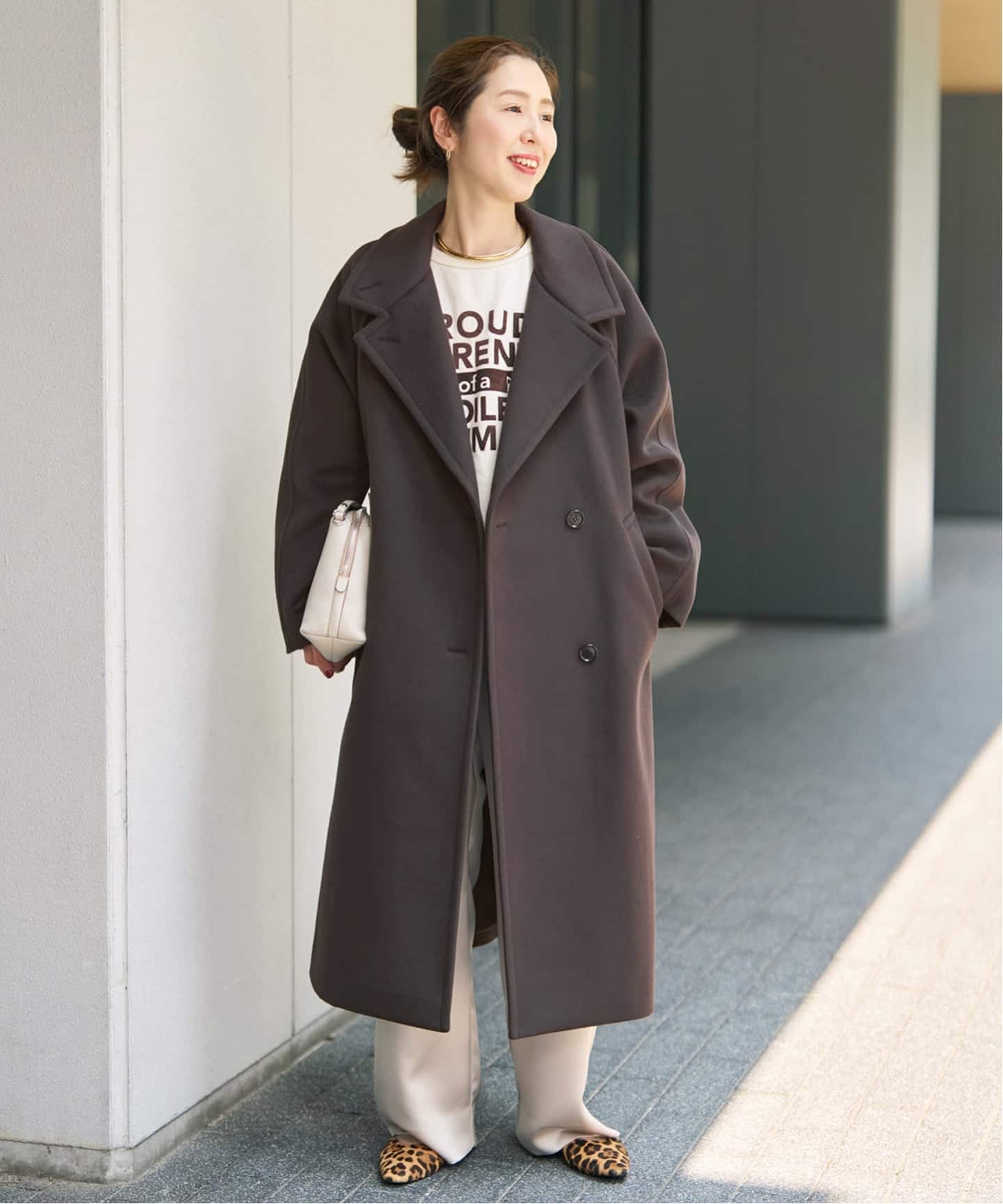 予約》S160ダブルブレスト2wayコート（ステンカラーコート）｜Spick