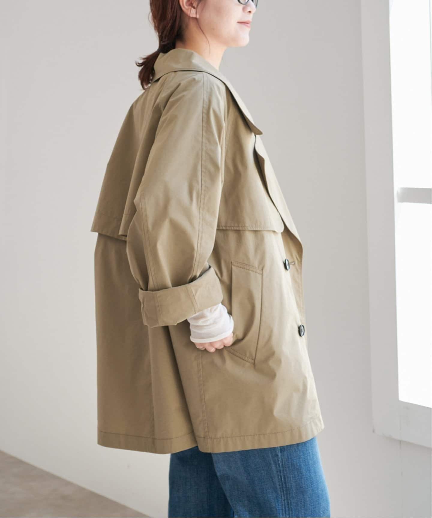 新色有り / 追加予約》C/Pミドル丈トレンチコート（トレンチコート