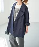 《新色有り / 追加》C/Pミドル丈トレンチコート