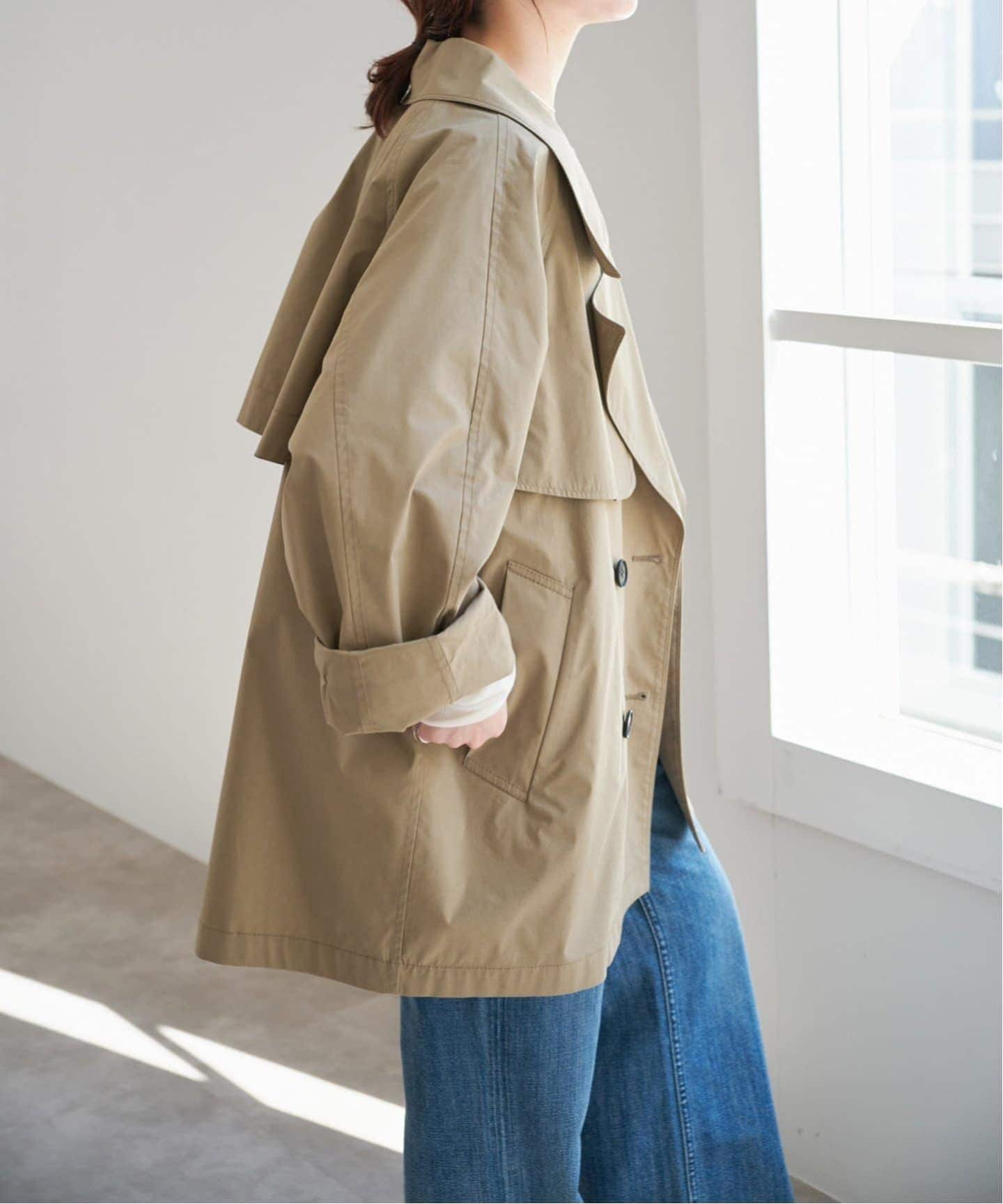 追加2》C/Pミドル丈トレンチコート（トレンチコート）｜Spick and Span