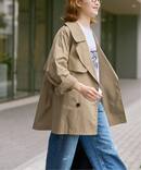 《WEB限定 / 追加3》C/Pミドル丈トレンチコート