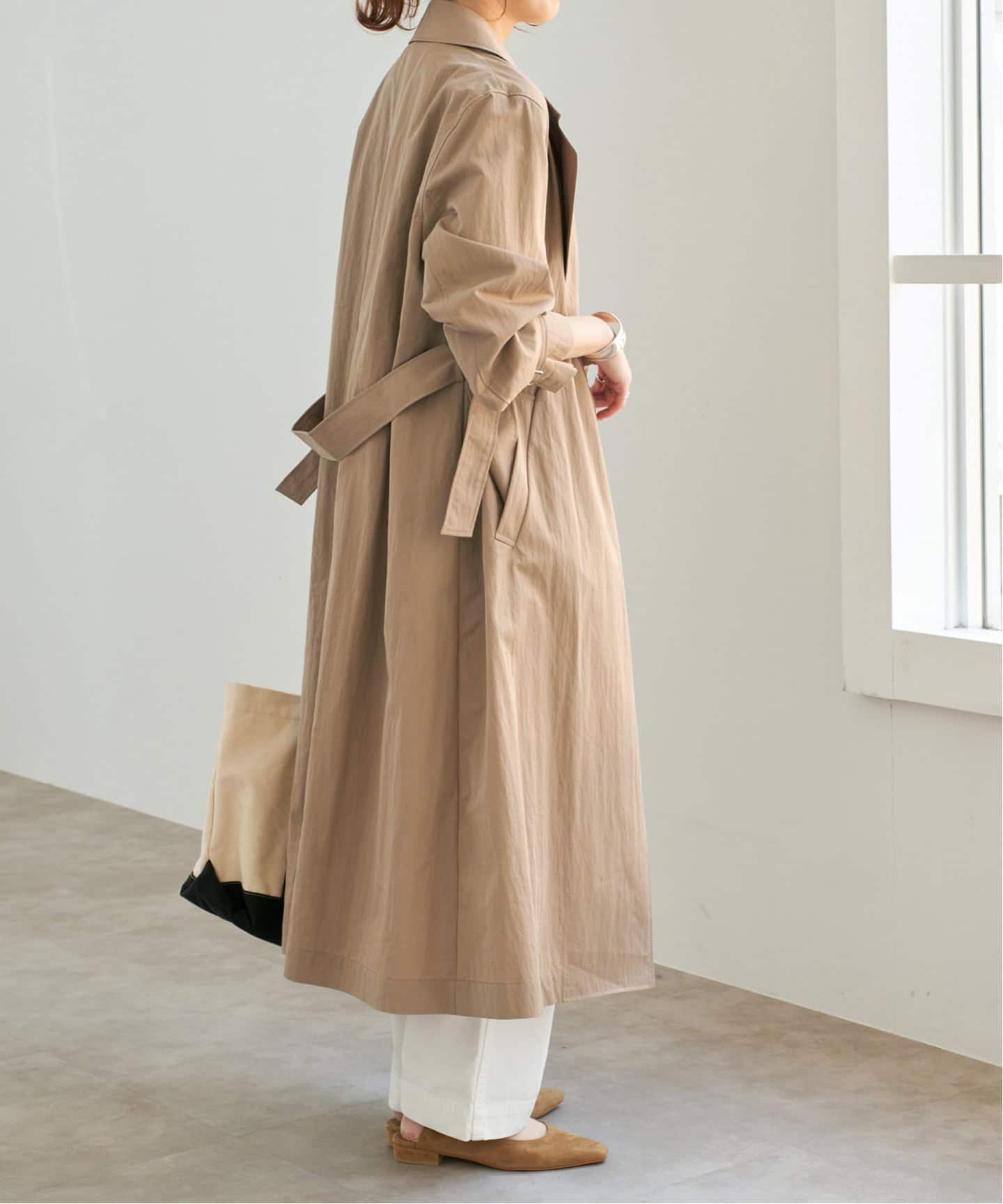 エアリーギャバジンコート 36 キャメル 追加予約》エアリーギャバジンコート（その他ブルゾン／アウター