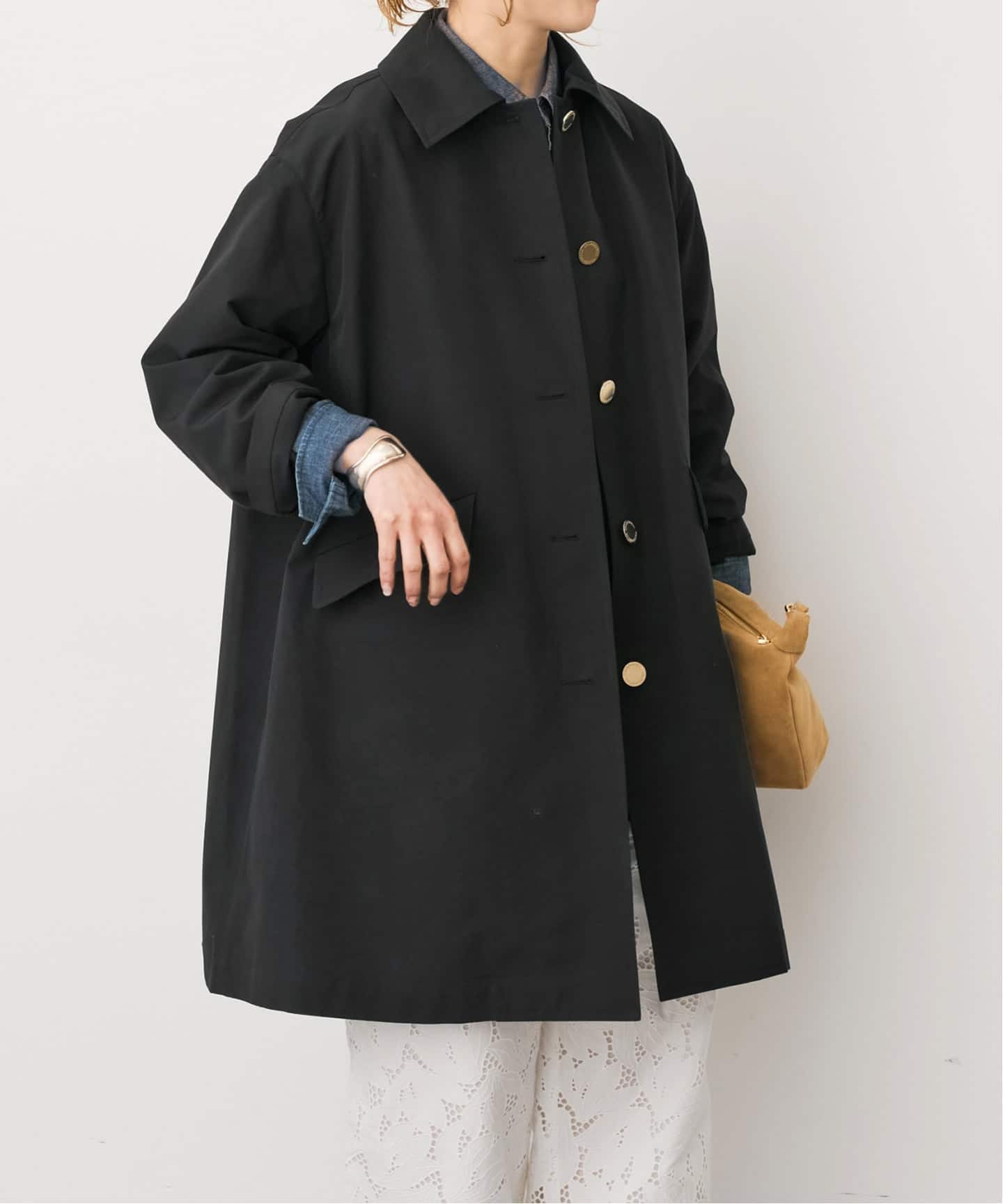 spick&span TraditionalWeatherwear コート TRADITIONAL WEATHERWEAR 別注LINTON *（ステンカラーコート）｜Spick