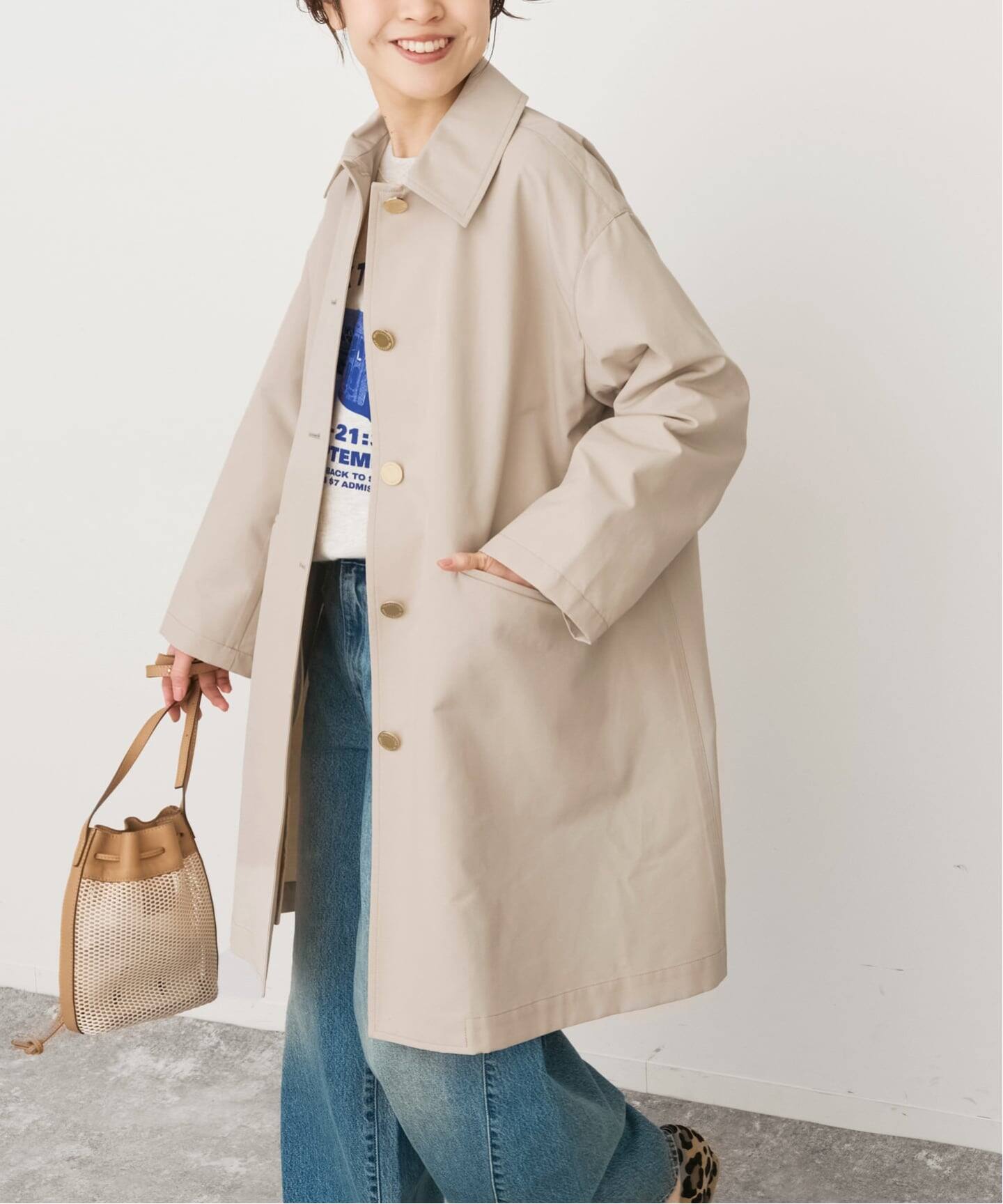 Traditional Weatherwear◇トレンチコート/34/ポリエステル/ベージュ 