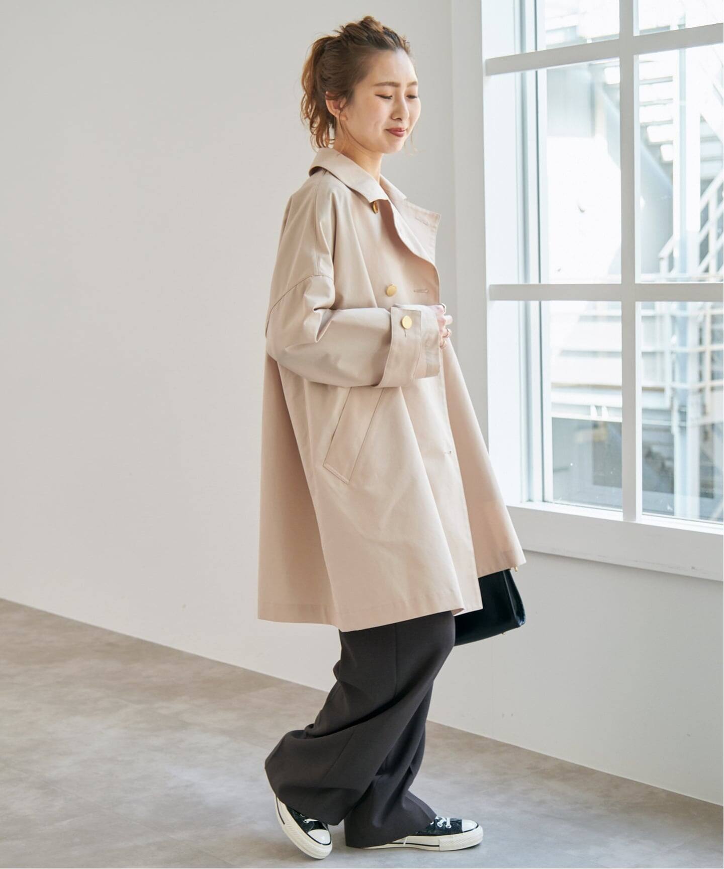 試着のみ✨トラディショナル ウェザーウェア MALTON ダブル　コート Traditional Weatherwear（トラディショナル ウェザーウェア） 撥水