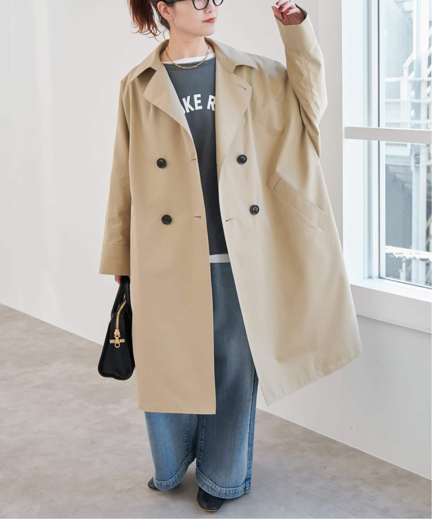 新色あり / 追加予約》TICCA / ティッカ テントトレンチコート