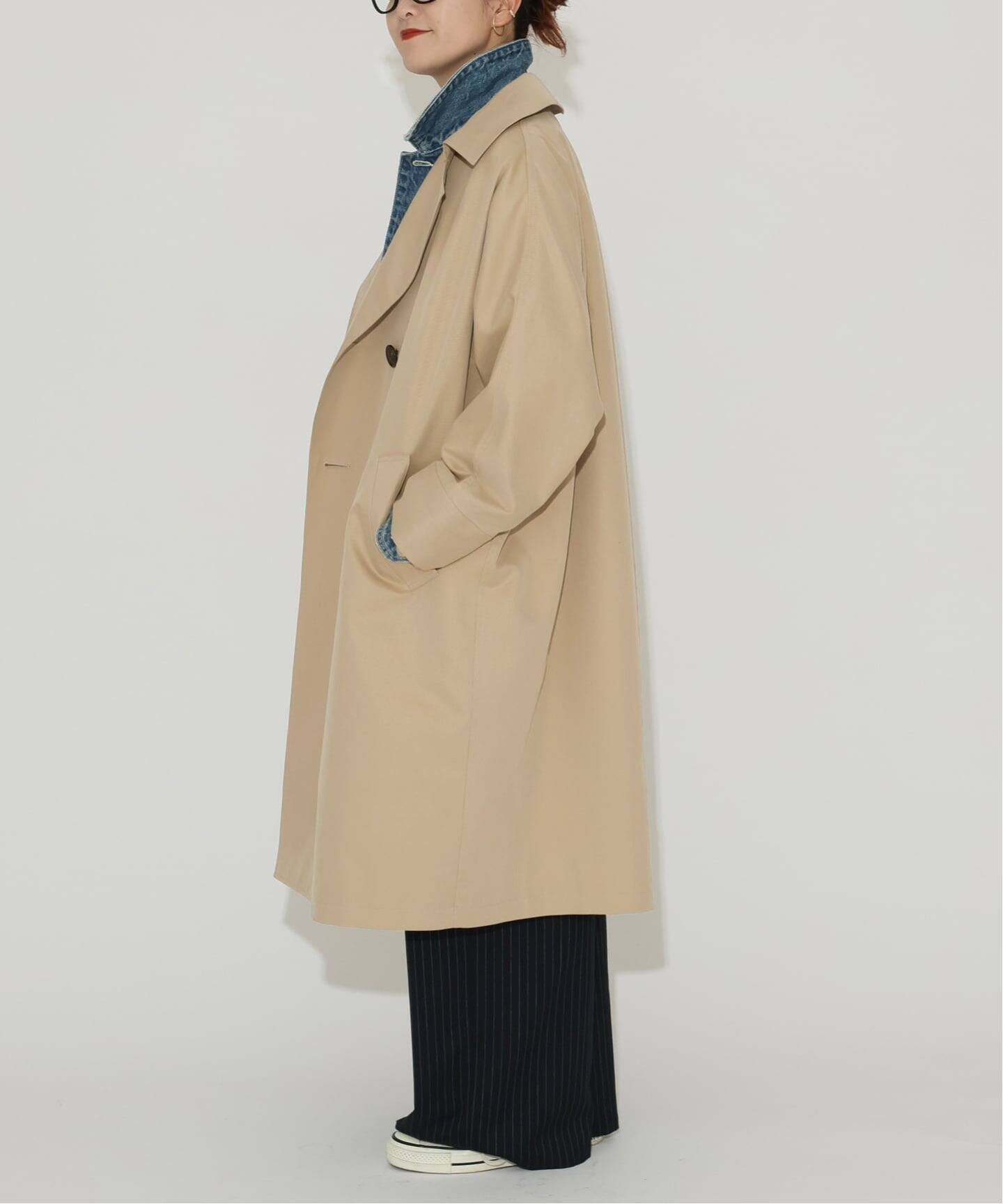 本日のみお値下 TICCA テントトレンチコート ベージュ アンタイトル UNTITLED 【TICCA】テントトレンチコート （ベージュ(052