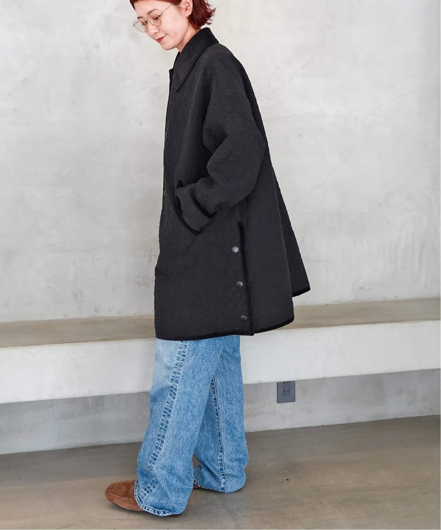 40周年 別注 / 予約》oblada / オブラダ FLOWER EMBROIDERY COAT（中綿