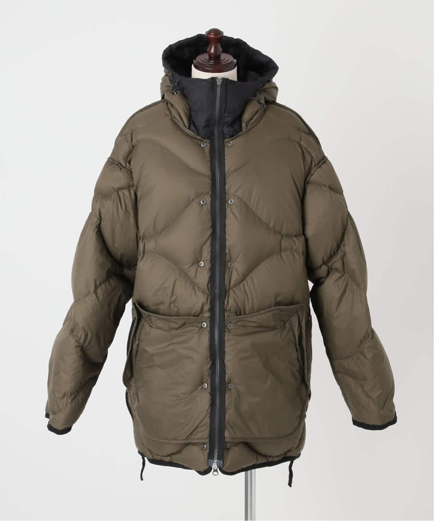 仙台店+WEB限定/予約》TAION/タイオン MILITARY HOODED VOLUME DOWN