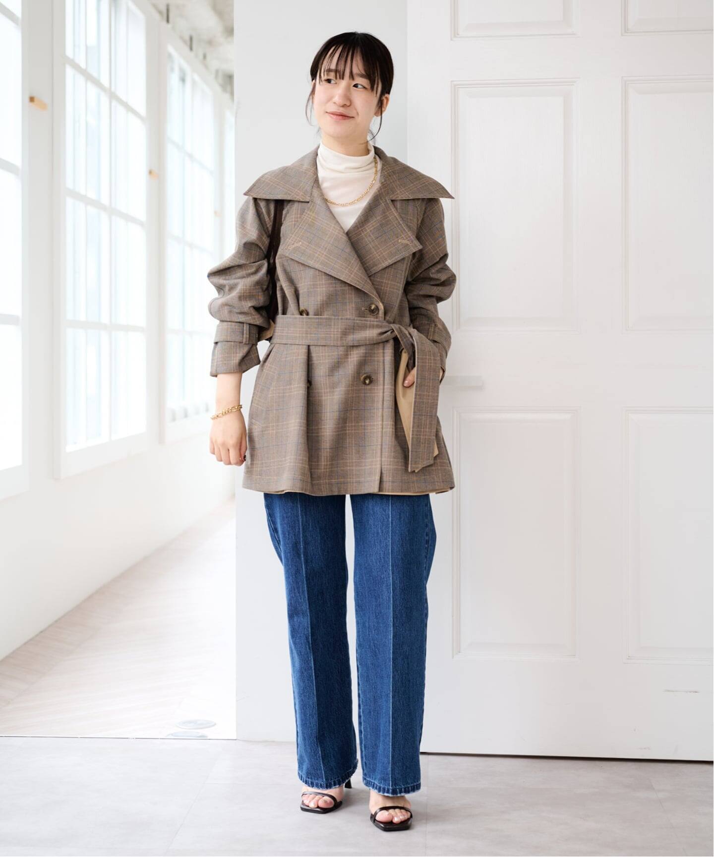 予約》リバーシブルミドルトレンチコート（トレンチコート）｜UBY