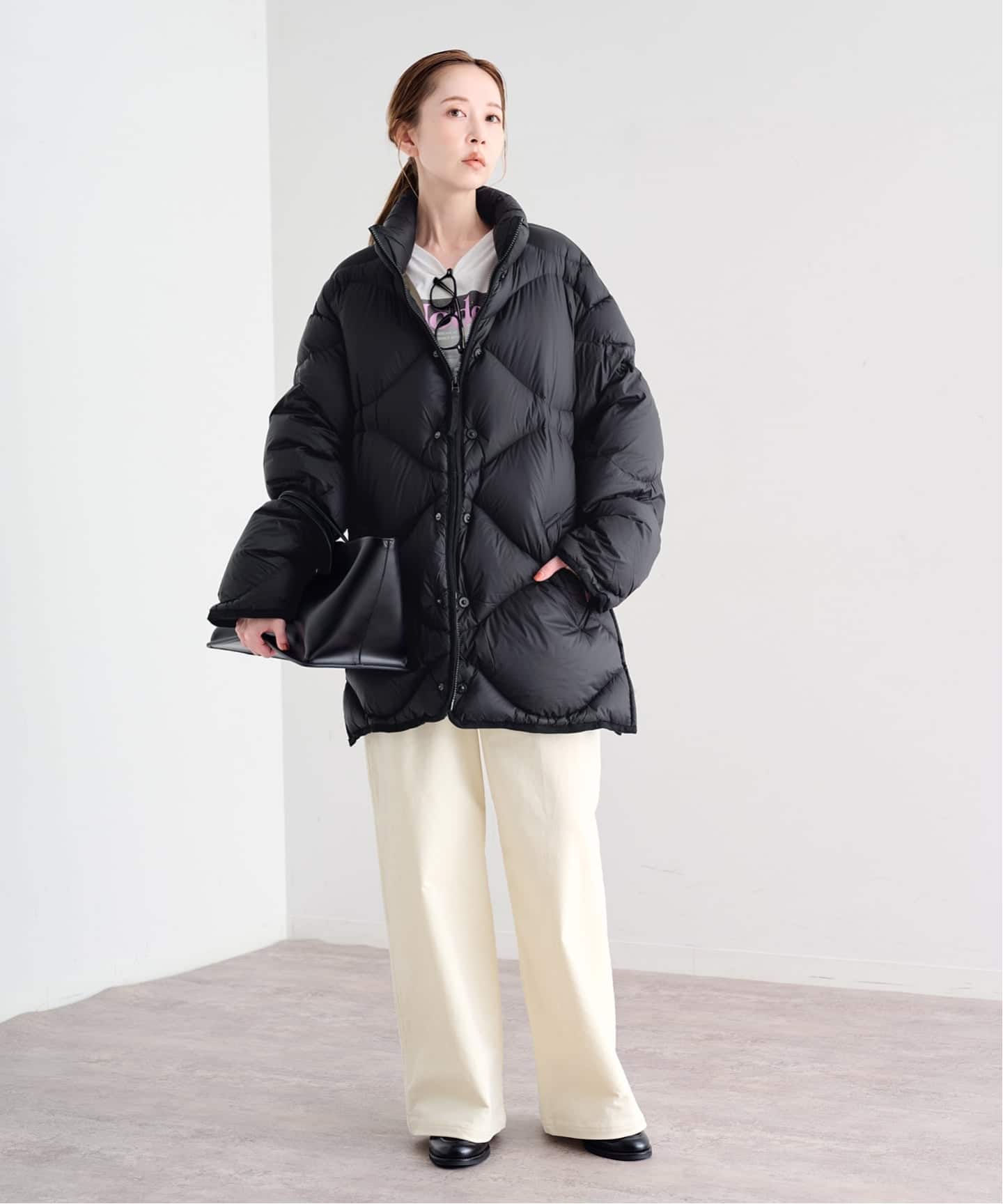 Spick&Span TAION ダウン 予約》TAION / タイオン MILITARY HIGH-NECK VOLUME DOWN JKT（ダウン