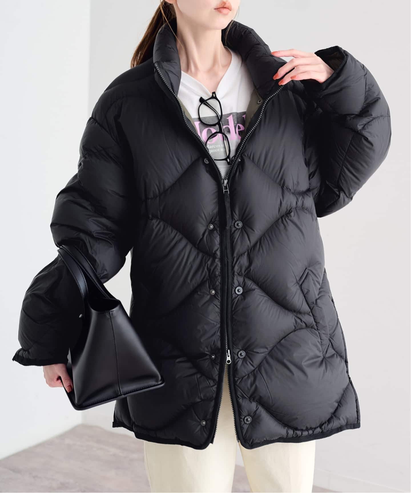 予約》TAION / タイオン MILITARY HIGH-NECK VOLUME DOWN JKT（ダウン