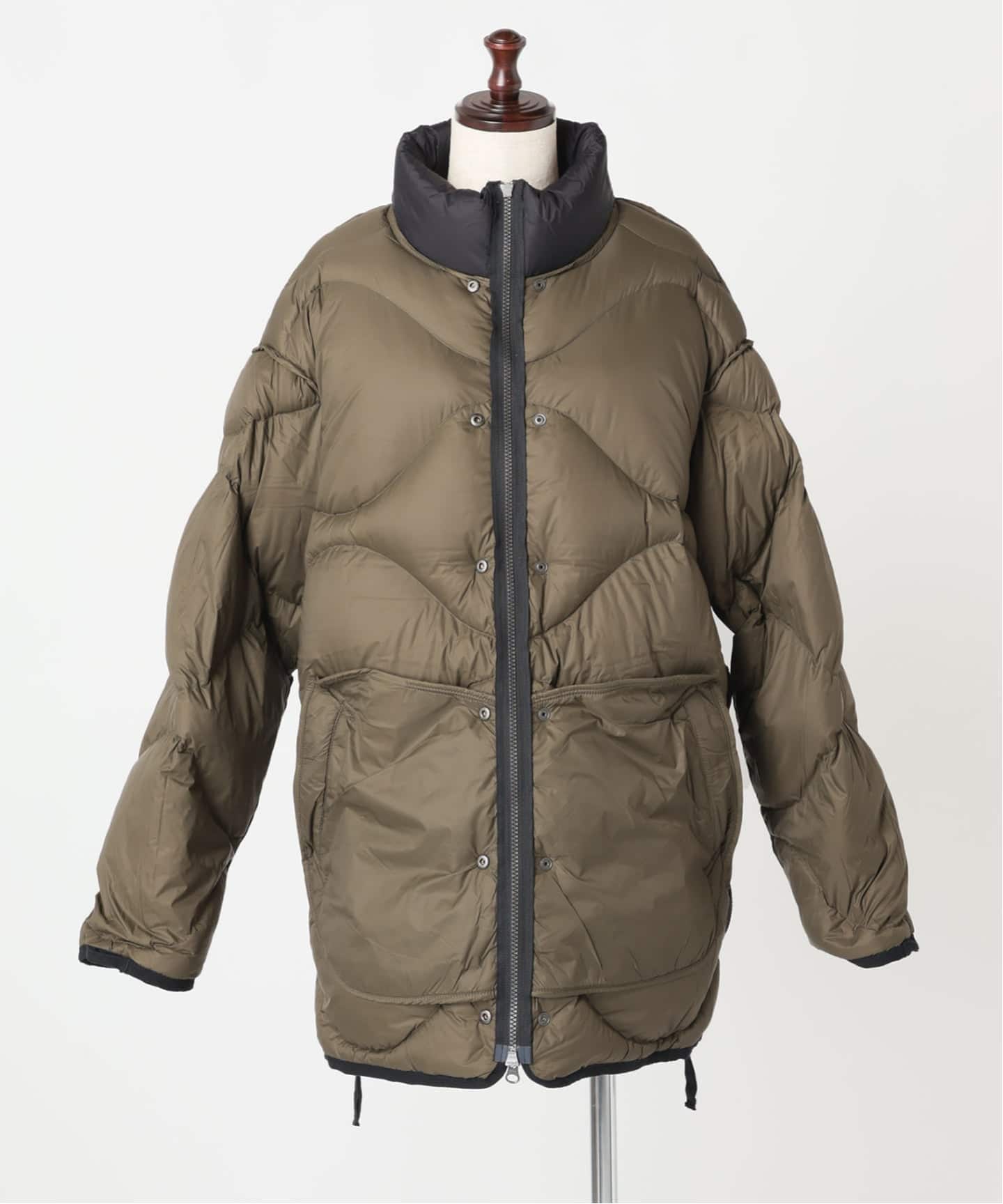 予約》TAION / タイオン MILITARY HIGH-NECK VOLUME DOWN JKT（ダウン