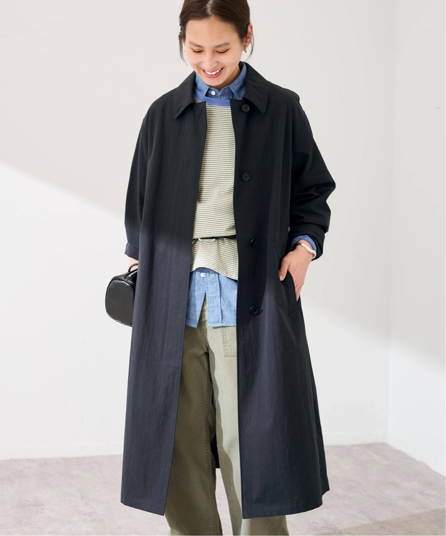 コットンナイロンステンコート（ステンカラーコート）｜FRAMeWORK